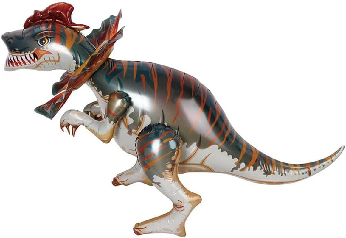 Large 3D Self Standing Inflatable Dinosaur 36Inch Cute Dino Foil Balloons for Birthday Party Decoration Kit Party Supplies Decorations Gift