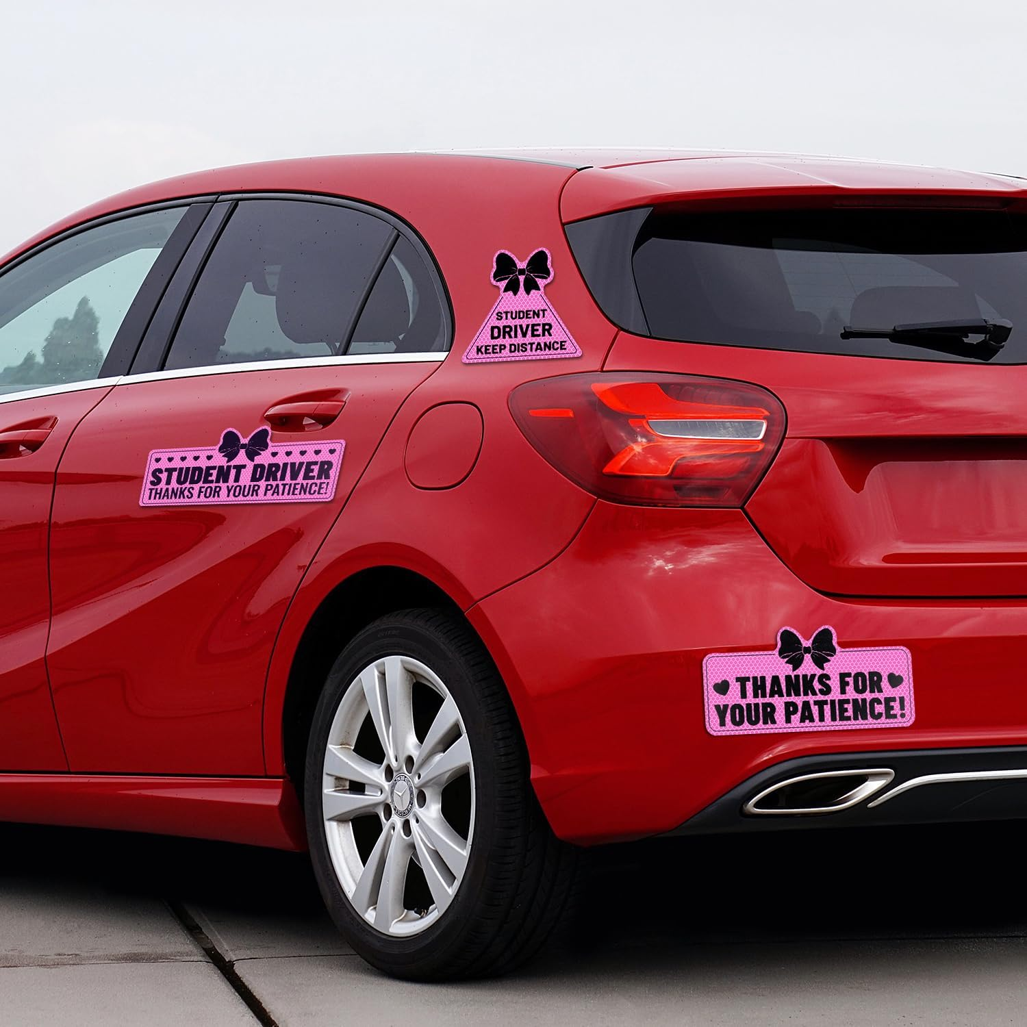 3Pcs Magnet Student Driver Signs, Thanks for Your Patience Student Driver Sign Student Driver Sticker for New Student Drivers image number 3