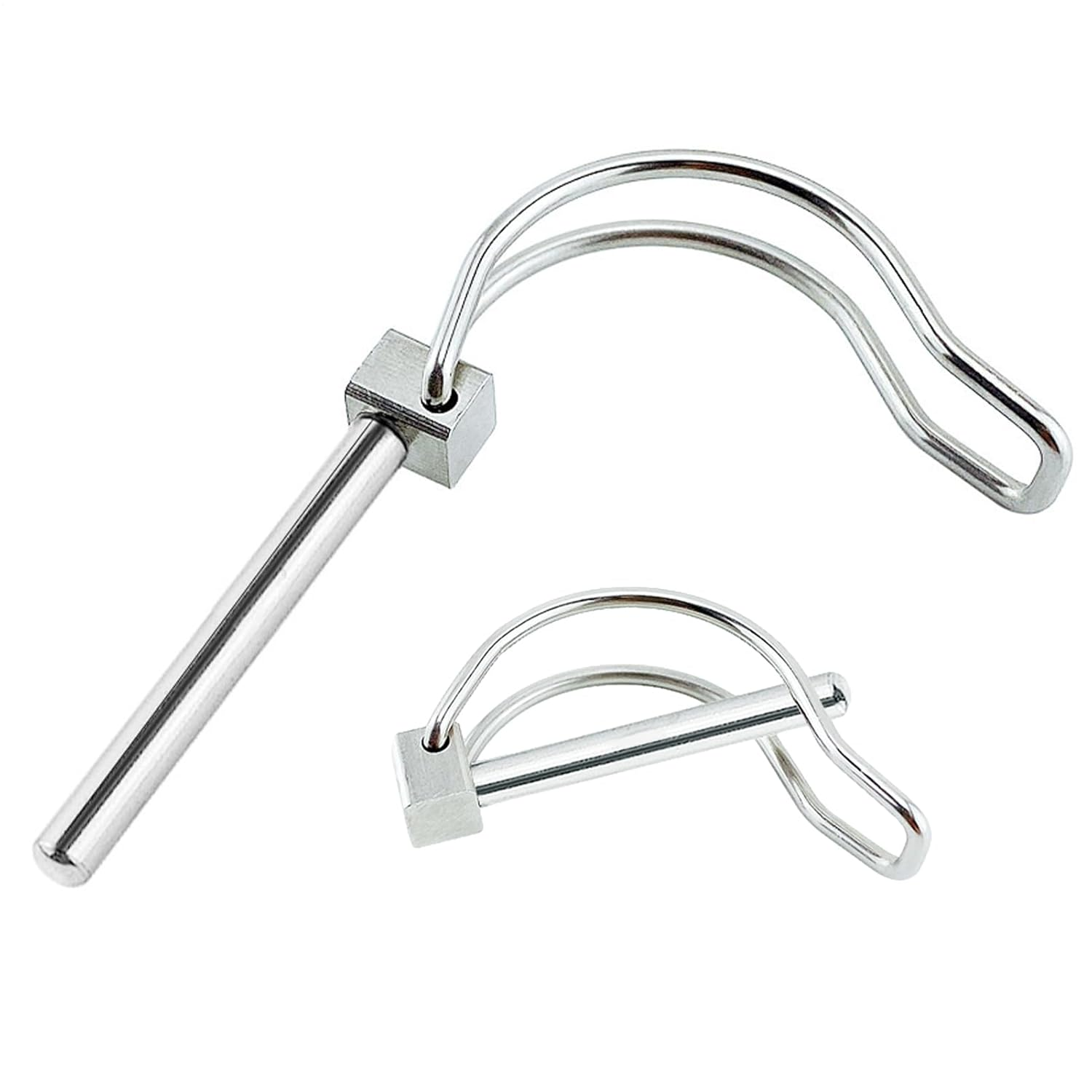 Shaft Locking Pin &ndash; 316 Stainless Steel Heavy-Duty Wire Lock Pin | Secure Coupler Pin for Stable Connection | Trailer Safety Pin Ideal for Hitch, Towing & Farm Equipment image number 6