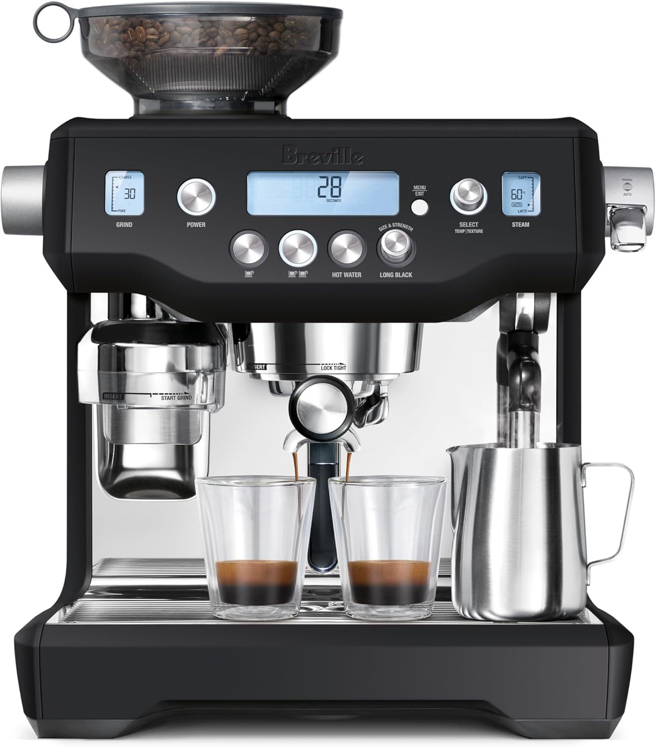 Breville the Oracle Espresso Machine BES980BTR, Black Truffle