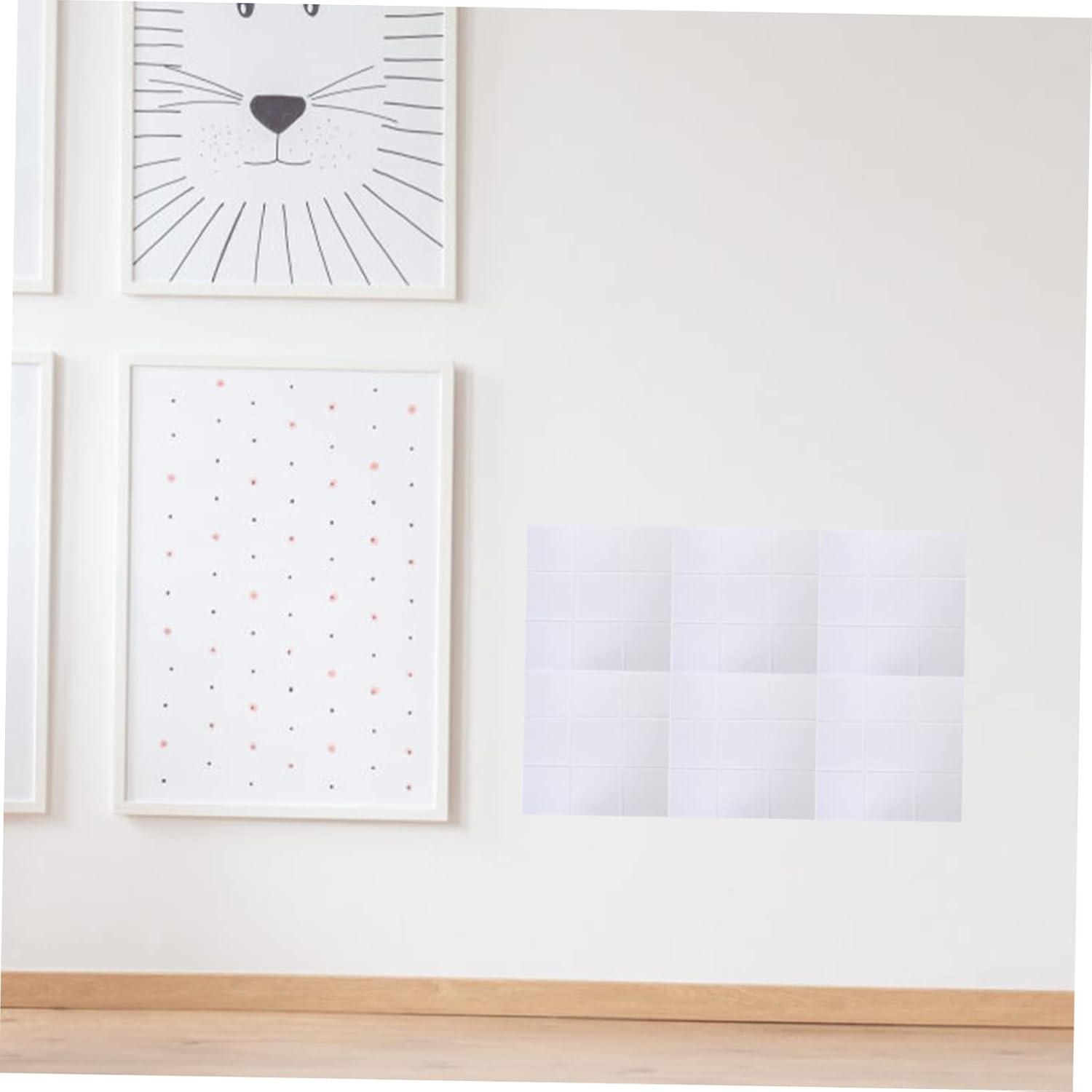 GANAZONO Felt Display Board for Photo Background Decorative Notice Board White Material for Classroom and Office Use image number 5