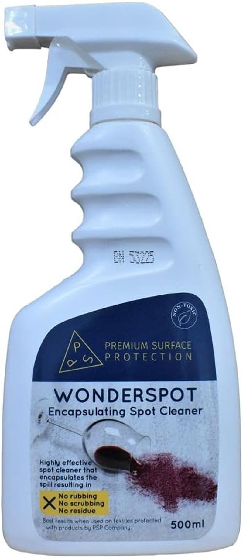 Wonderspot Spot Cleaner & Stain Remover for Fabric Upholstery, Rugs & Carpet 500Ml