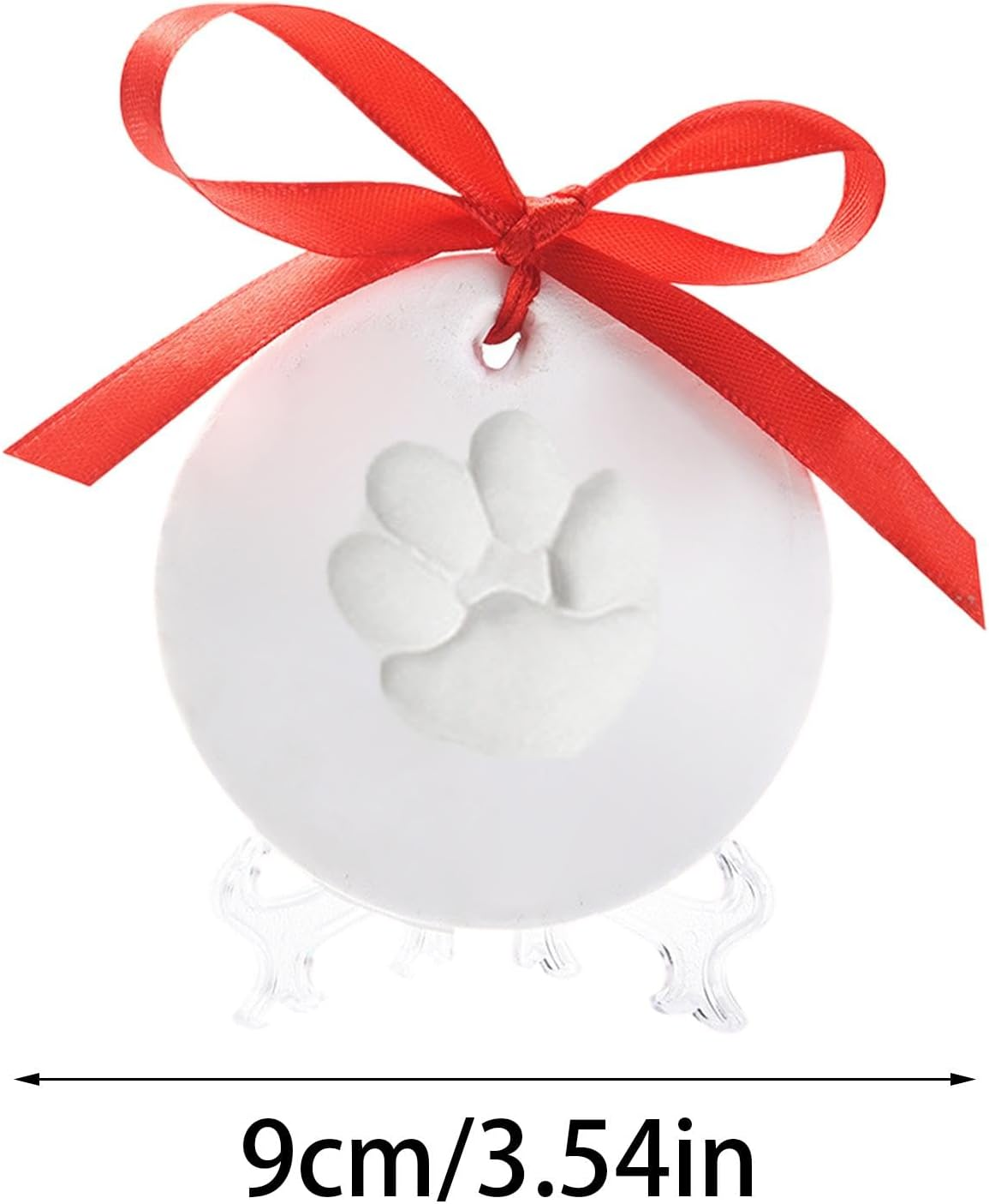 Moreeulsi Paw Print Kit for Dogs,Air-Dry Dog Paw Print Impression Kit | Dog Paw Print Kit, Clay Keepsake for Dogs, Pet Footprint Memorial Impression for Family Ornament image number 1