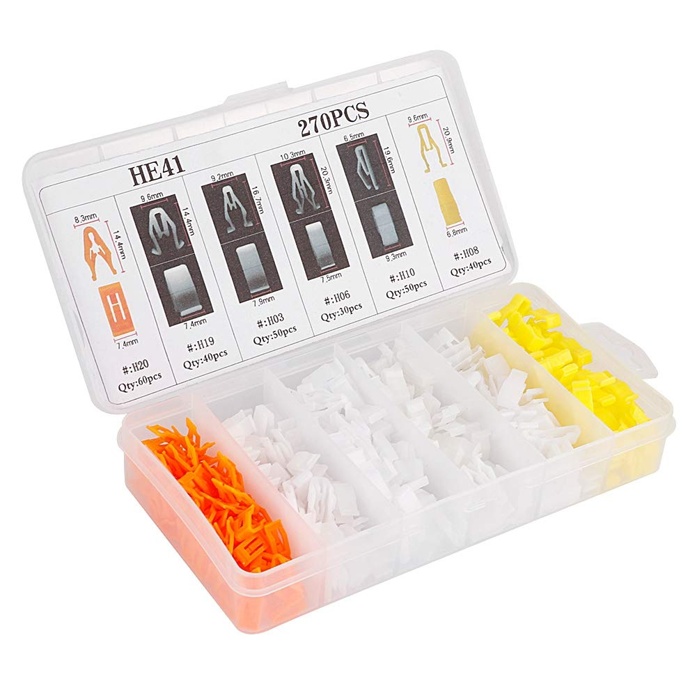 Universal 270Pcs Car Console Dashboard Panel Trim Clips Rivets Buckle Fasteners Set image number 1