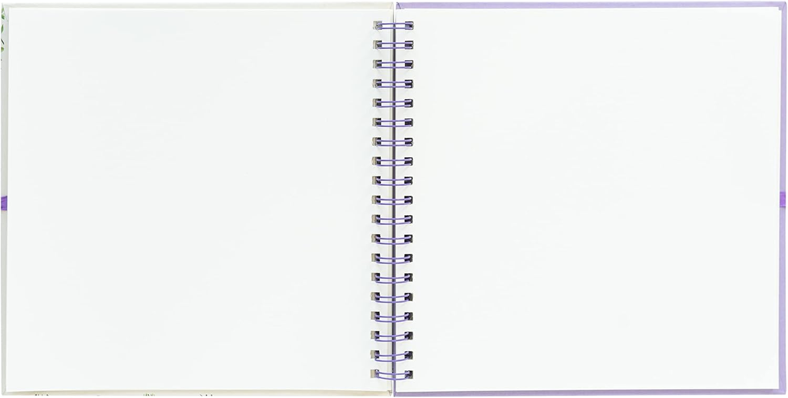 Grupo Erik Photo Album Scrapbook Wild Flowers | 10.2 X 10.2 Inch - 26 X 26 Cm, 40 Pages, Hardcover Scrap Book, Memory Book Journal | Gifts for Travellers - Hokusai image number 4