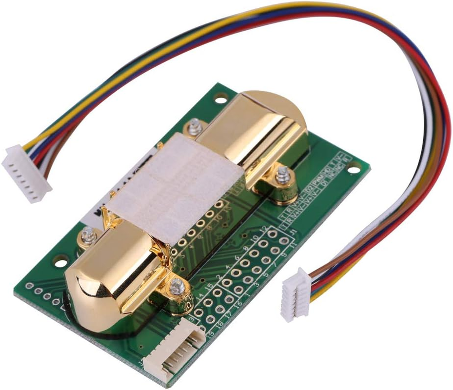 CO2 Sensor Module, NDIR Carbon Dioxide Detector, MH Z14A Gas Sensor, Serial Port PWM Analog Output 0-5000Ppm, for Air Quality Monitoring