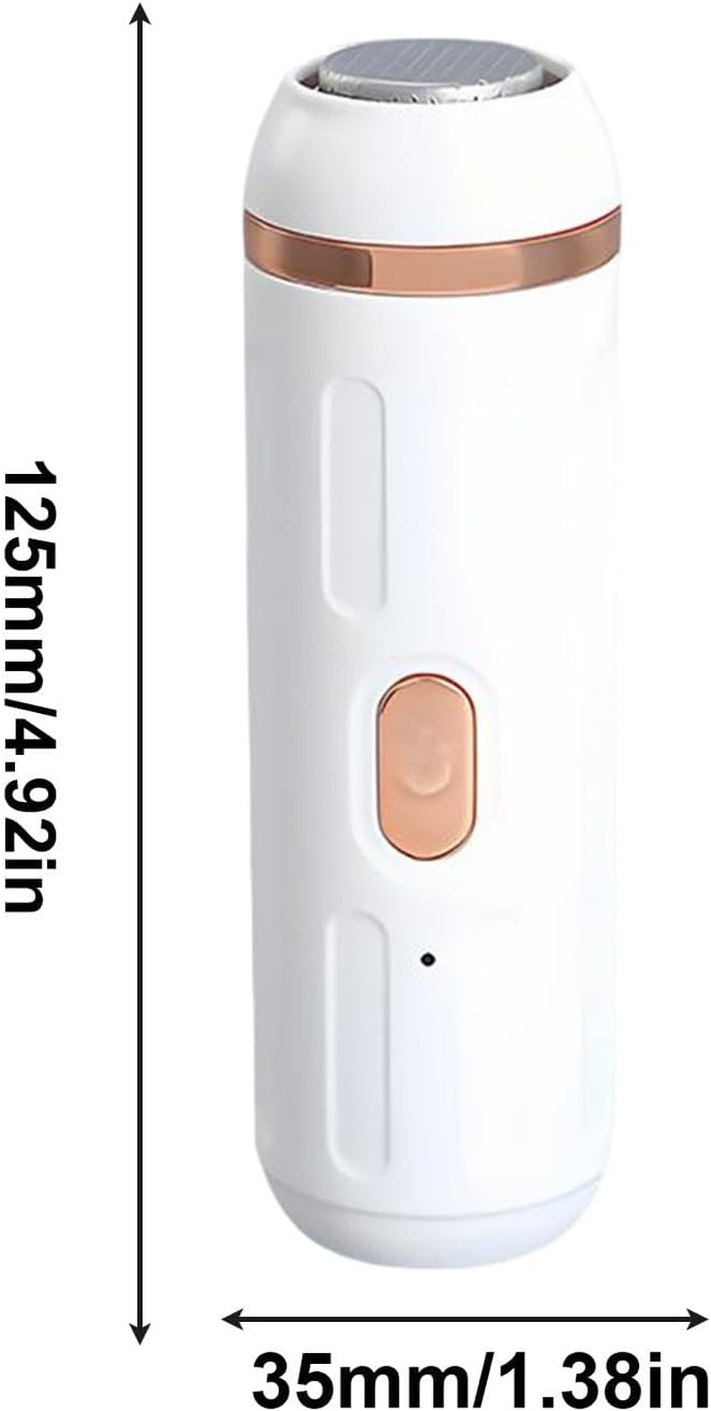 Electric Foot Callus Remover, Rechargeable Pedicure File, Portable Tool with Adjustable Speed, 5.31X1.38X1.38 Inches, for Hard Cracked Dry Skin Removal image number 1