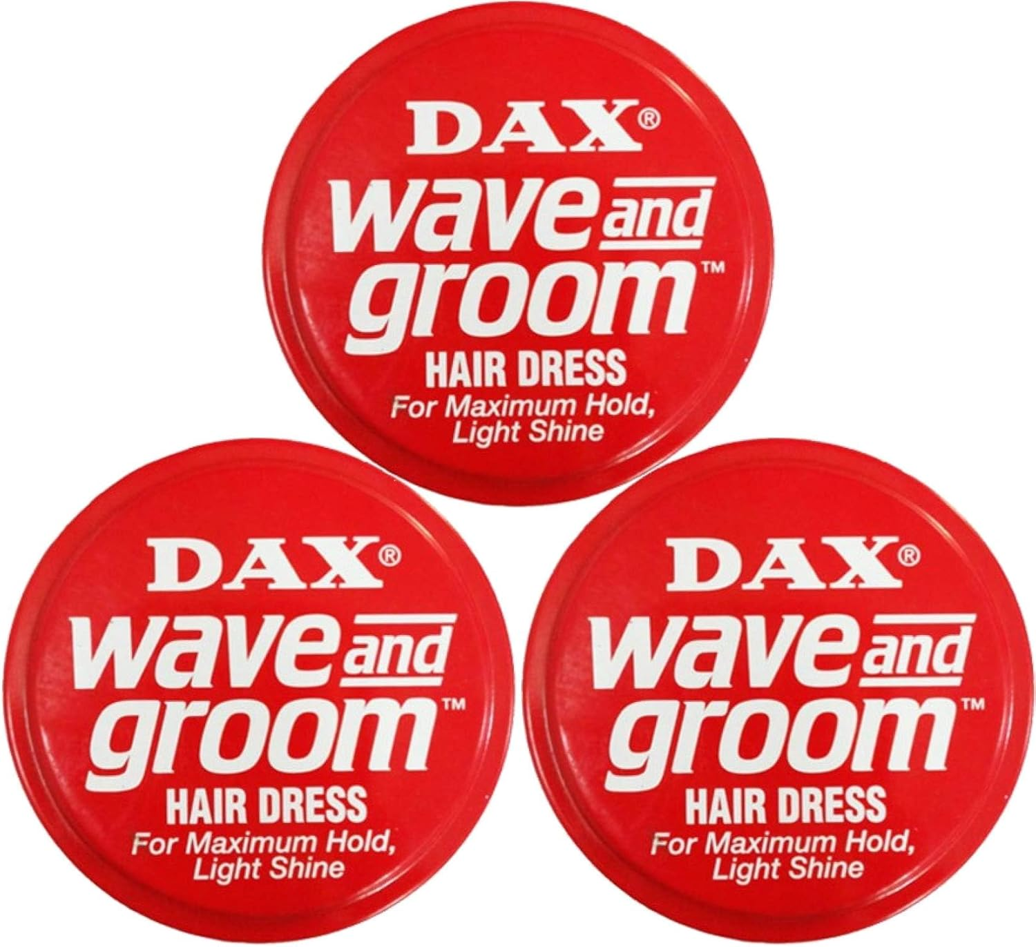 Dax Wax Red Wave & Groom, 3 (Triple) Pack image number 1