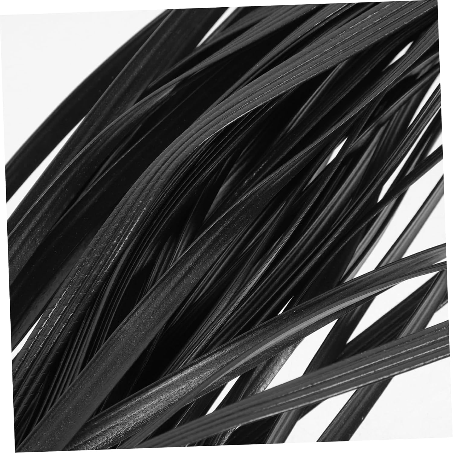 SUPVOX Pe Plastic Rattan Repair Kit Wicker Furniture Repair Strips for DIY Basket Weaving and Rattan Chair Restoring, Multi-Functional Plastic Wicker Material for Home and Outdoor Use