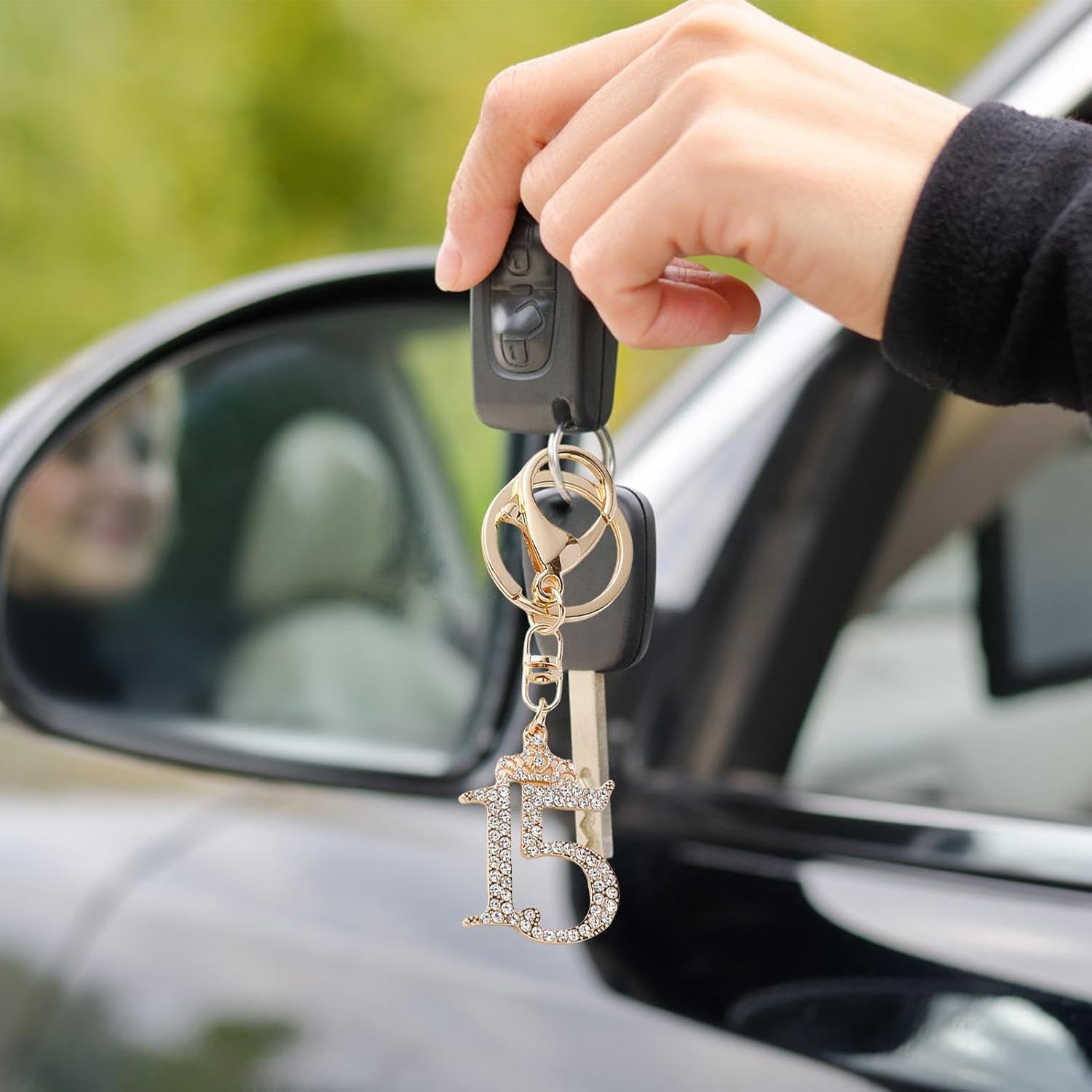 Wjnflqn Elegant Keychains - Number 15 Bag Keyrings Pendant,Creative Purse Bag Ornaments, Fashion Backpack Pendant for Wallet Phone