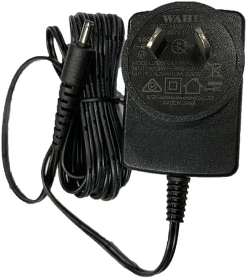 WAHL Replacement CHARGER 97619-1200 (Model ZD5F04260AU) Male for Beretto & Beret