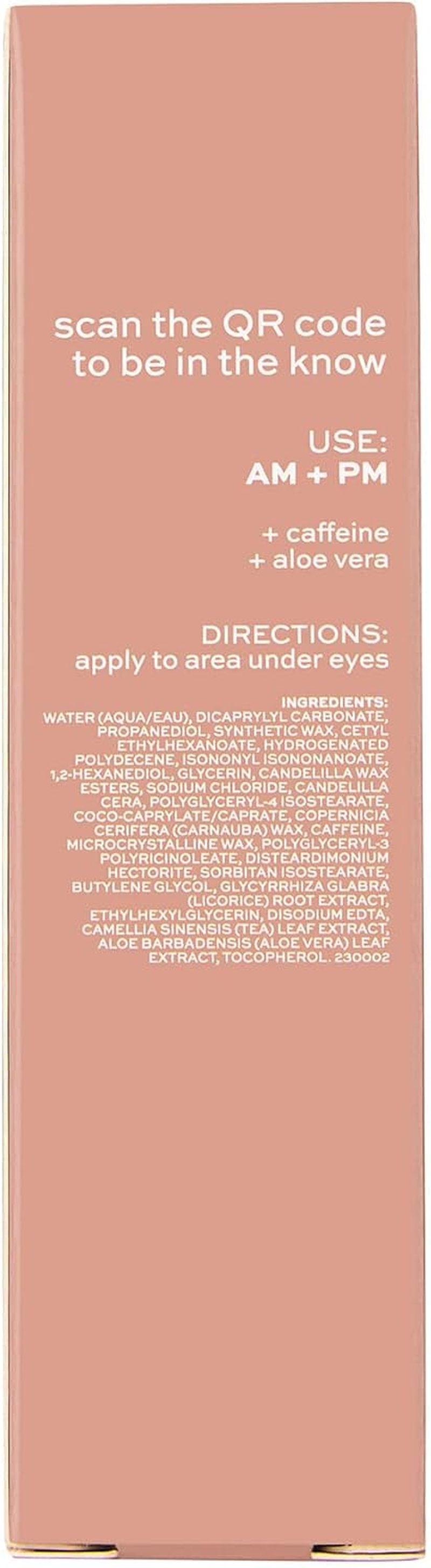 ITK Skincare Caffeine + Aloe Vera under Eye Stick Serum for Dark Circles - anti Aging Moisturizer for Fine Lines + Wrinkles - Calms Redness - Hydrate, Brighten + Soothe Puffy Eyes image number 1
