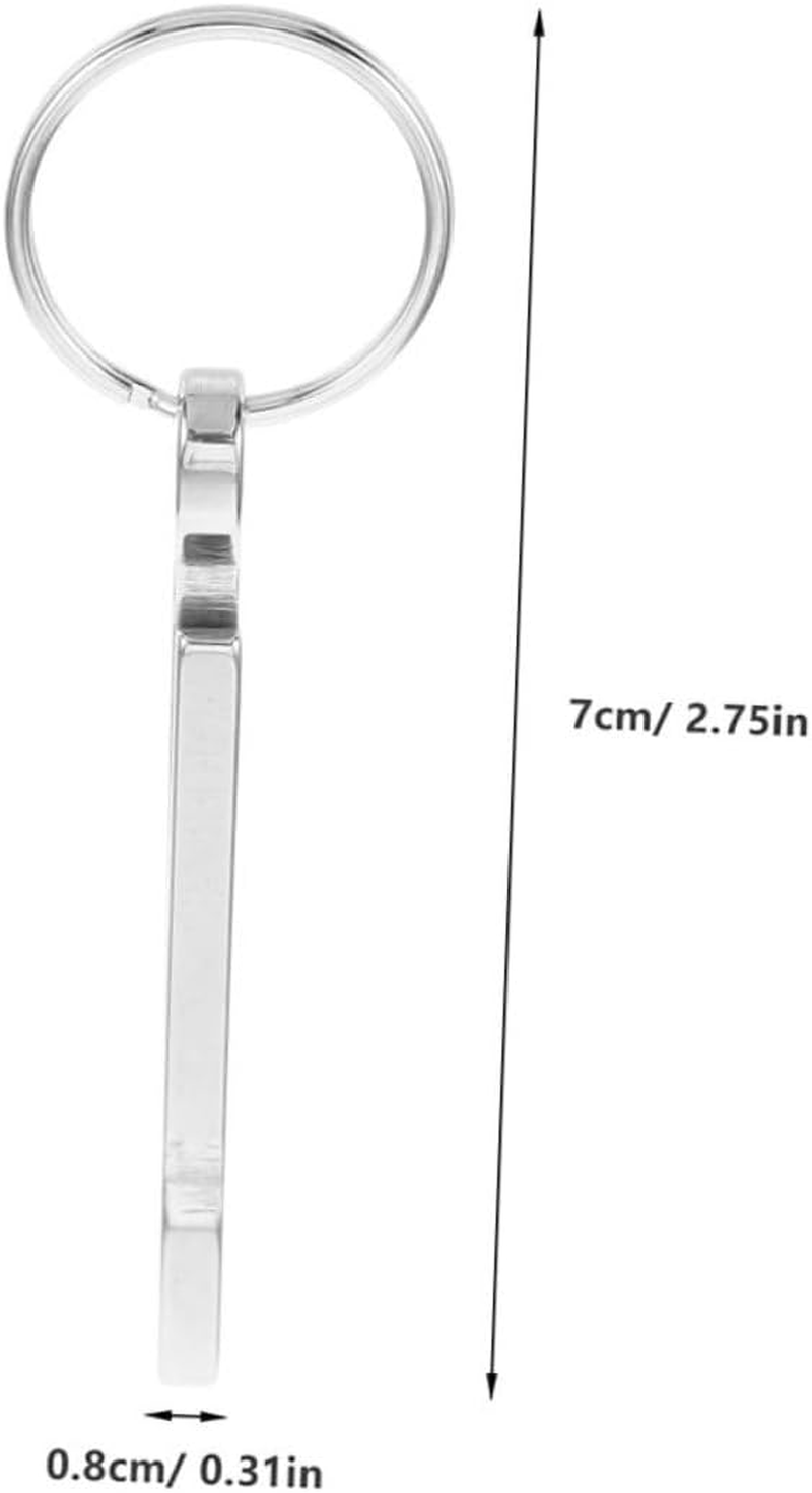 TOGEVAL 2Pcs Stainless Steel Waist Clip Money Clip Carabiner Wallet Key Chain for Camping Accessories Portable Keychain Small Wallet image number 3