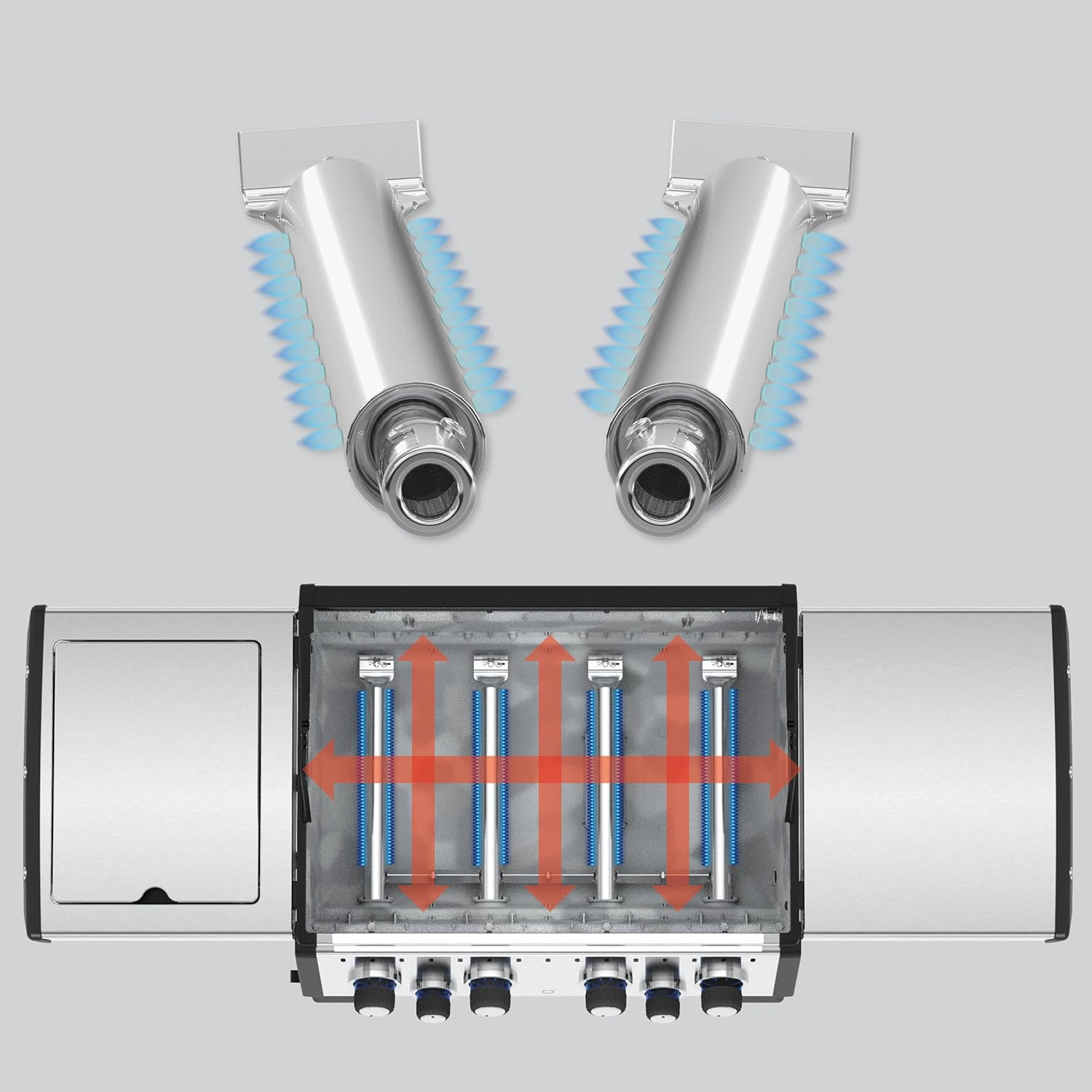 Broil King 18631 Tube Baron Burner, Measures 15.77-Inches Long, Chrome image number 5