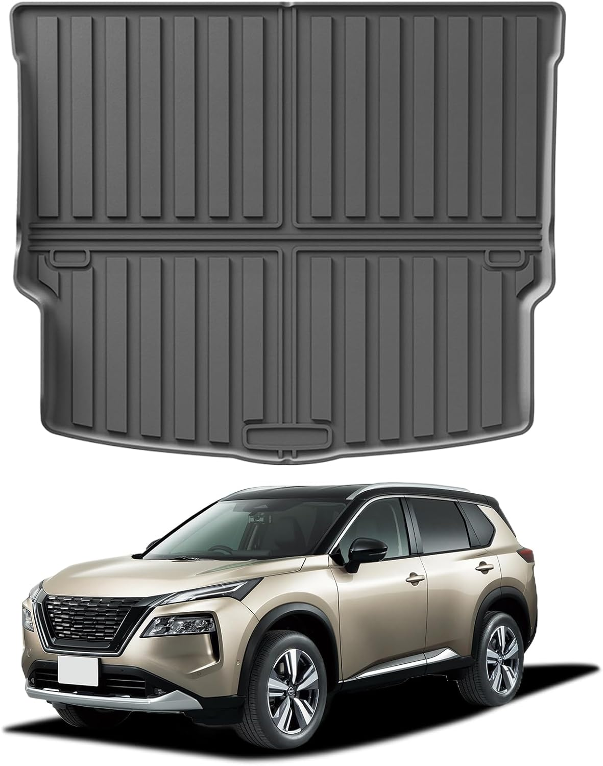 CMPCTR Cargo Mat Boot Liner for Nissan X-Trail T33 2022-2024 TPE Cargo Liner Heavy Duty Cargo Trunk Mat Luggage Tray Interior Accessories image number 1