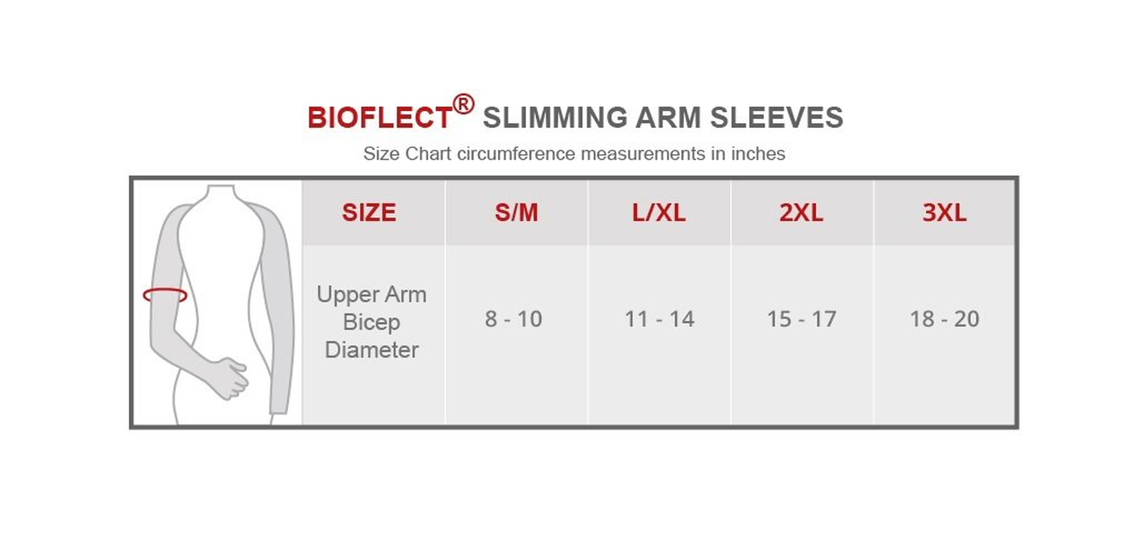 (L/XL, BLACK) - Bioflect FIR Therapy anti Cellulite Compression Slimming Arm Sleeves Wrap (L/XL, BLACK) image number 5