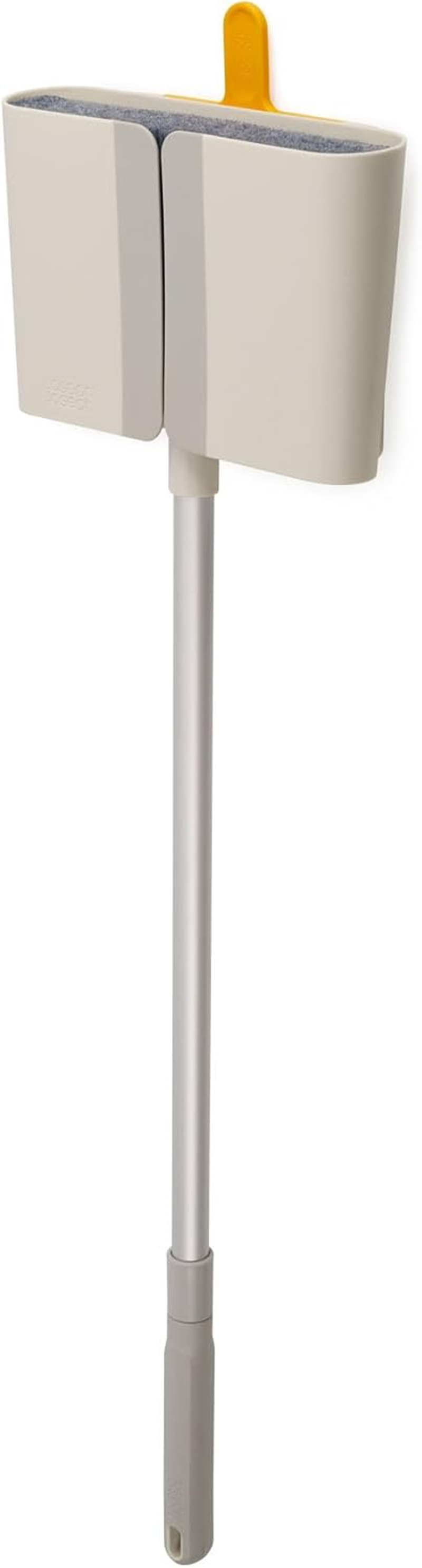 Joseph Joseph Cleantech Wall-Mounted Adjustable Long Handle Broom Sweeper with Dust-Shield Storage, Indoor Sweeping Floor Brush with Soft Bristles and Comb image number 2