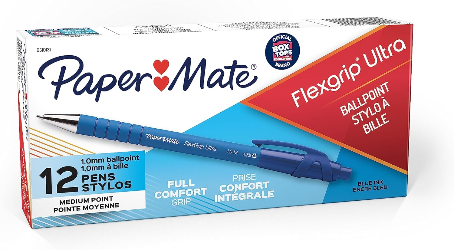 Paper Mate Flex Grip RT 1.0Mm, Blue 12 Pack image number 5