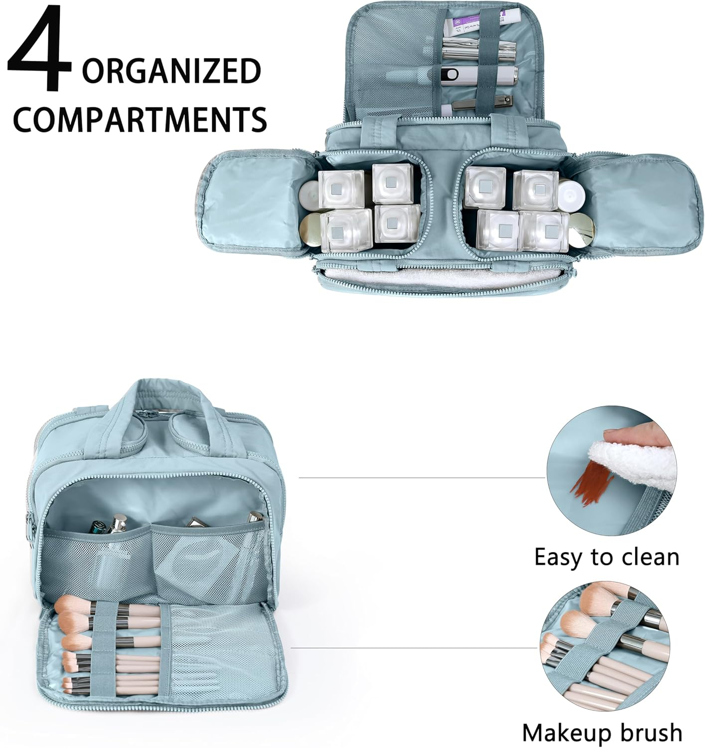 BUZFOWU Toiletry Bag - Black image number 5