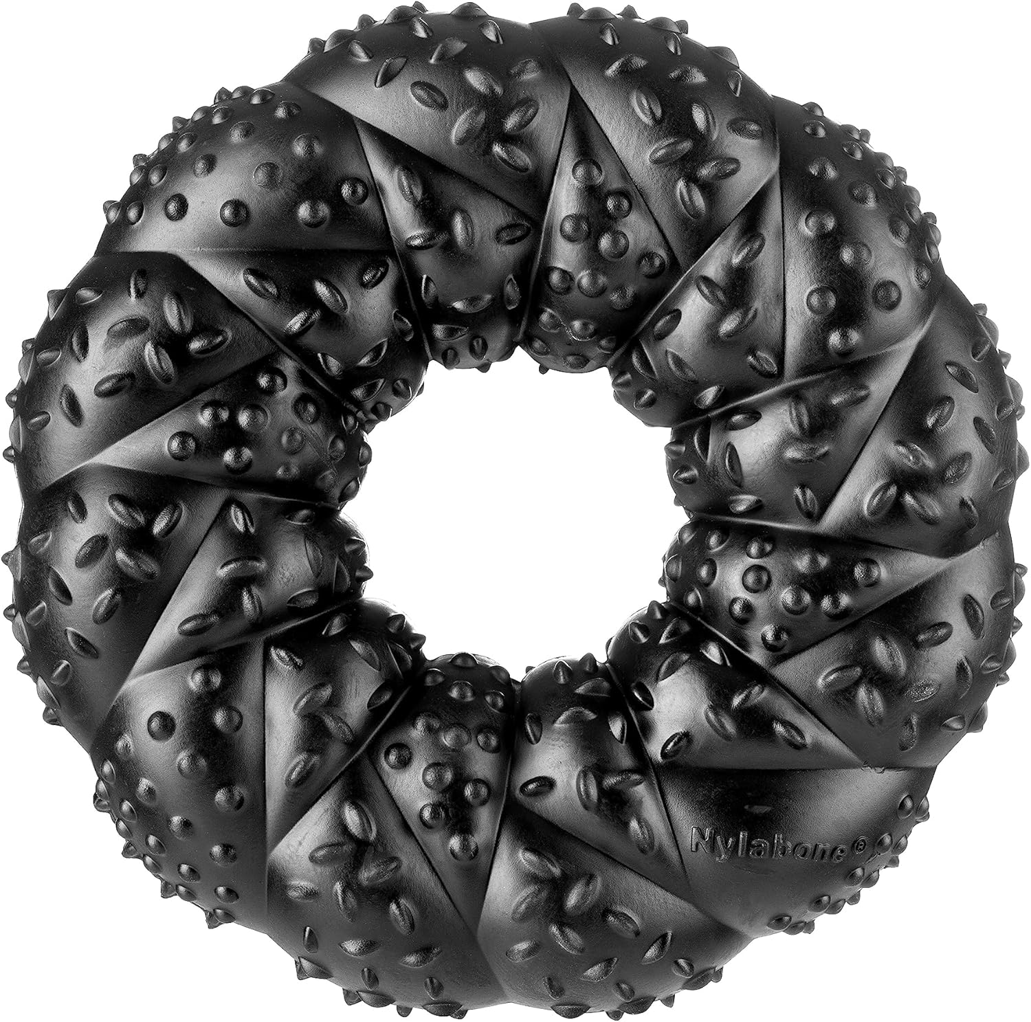 Nylabone Max Strength Rubber Cone Dog Chew Toy, Beef Flavour, Stuff with Treats, Large, for Dogs 0-23Kg