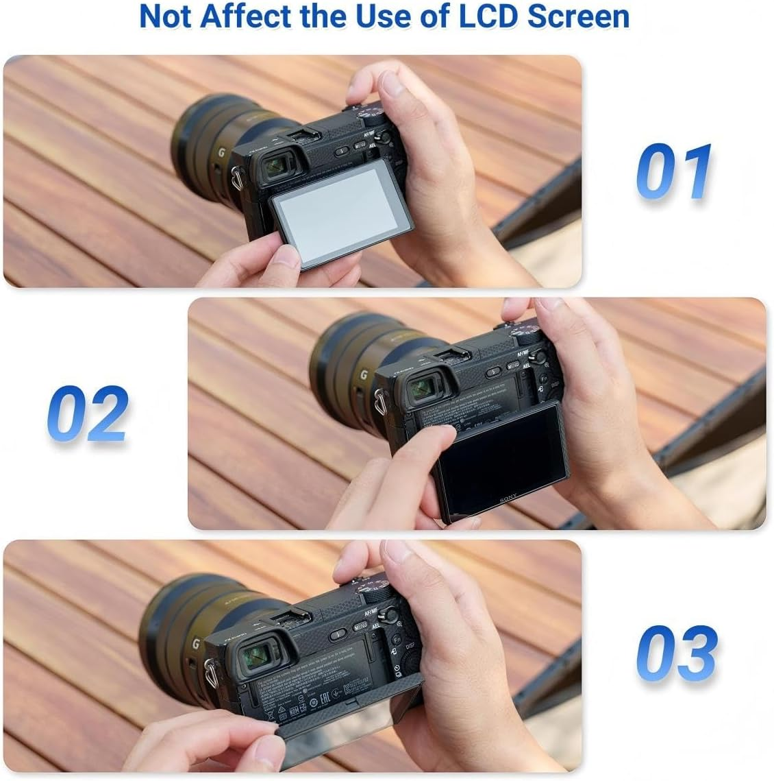 VOANZO Eyepiece Viewfinder Compatible A6000 A5000 A5100 NE7 NE6 NE5 Electronic Viewfinder Replaces EP10 4Pcs image number 6