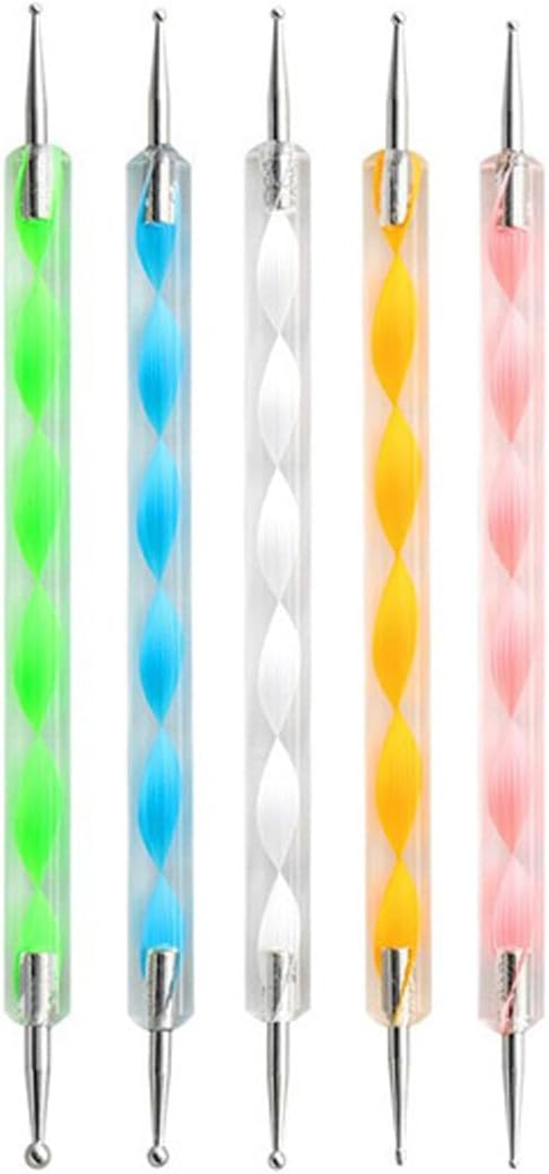 Gorise 13 Pcs Mandala Art Dotting Tools Rock Painting Kit Mandala Ball Stylus Dotting Tools Nail Art Pens Acrylic Rods for DIY Stone Drawing Polymer Clay Pottery Craft image number 3