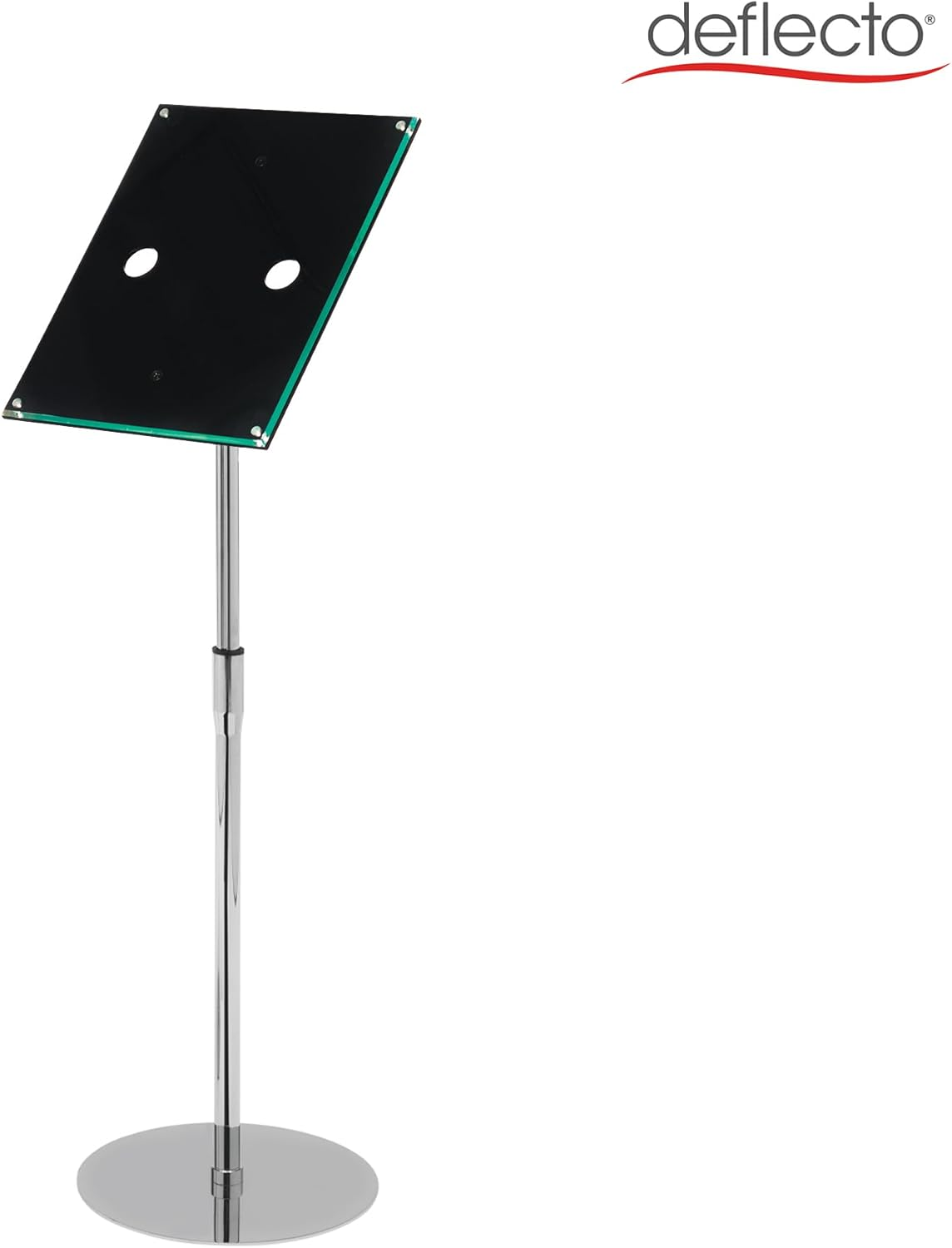 Deflecto Sign Holder with Bevel Magnetic Cover Floor-Standing Heavyweight H680-1060Mm A3 Ref DE790645