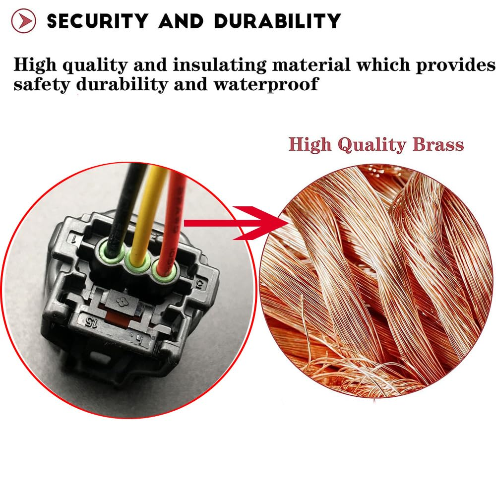ALLMOST NEW for Toyota Lexus Scion Camshaft Position Sensor Connector Pigtail Plug 6189-1129 90919-05060 image number 4