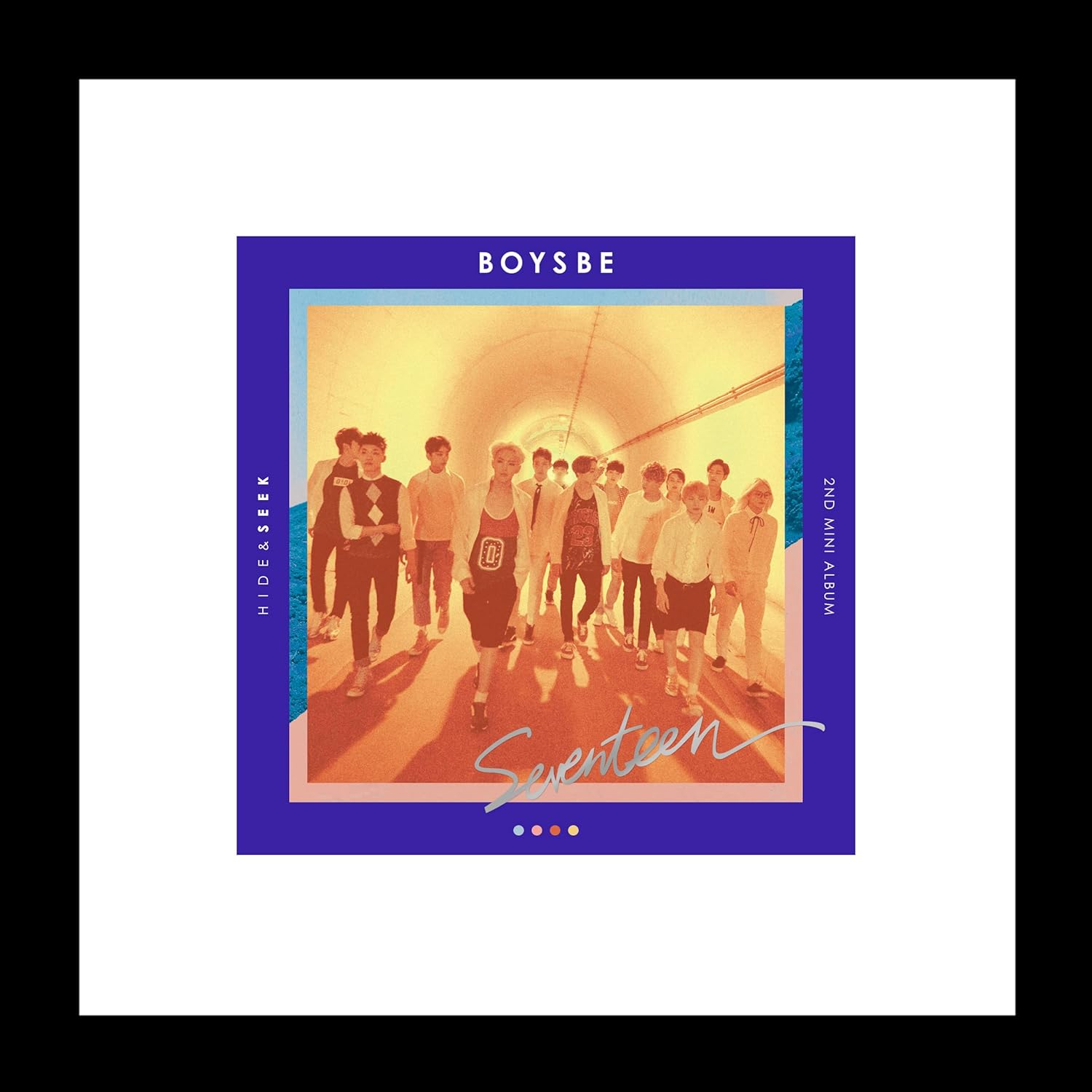 SEVENTEEN BOYS BE Reissue 2Nd Mini Album SEEK Version Cd+60P Photobook+1P Photocard+1P Poster Type Map+1Ea Sticker+Tracking Sealed SVT image number 4