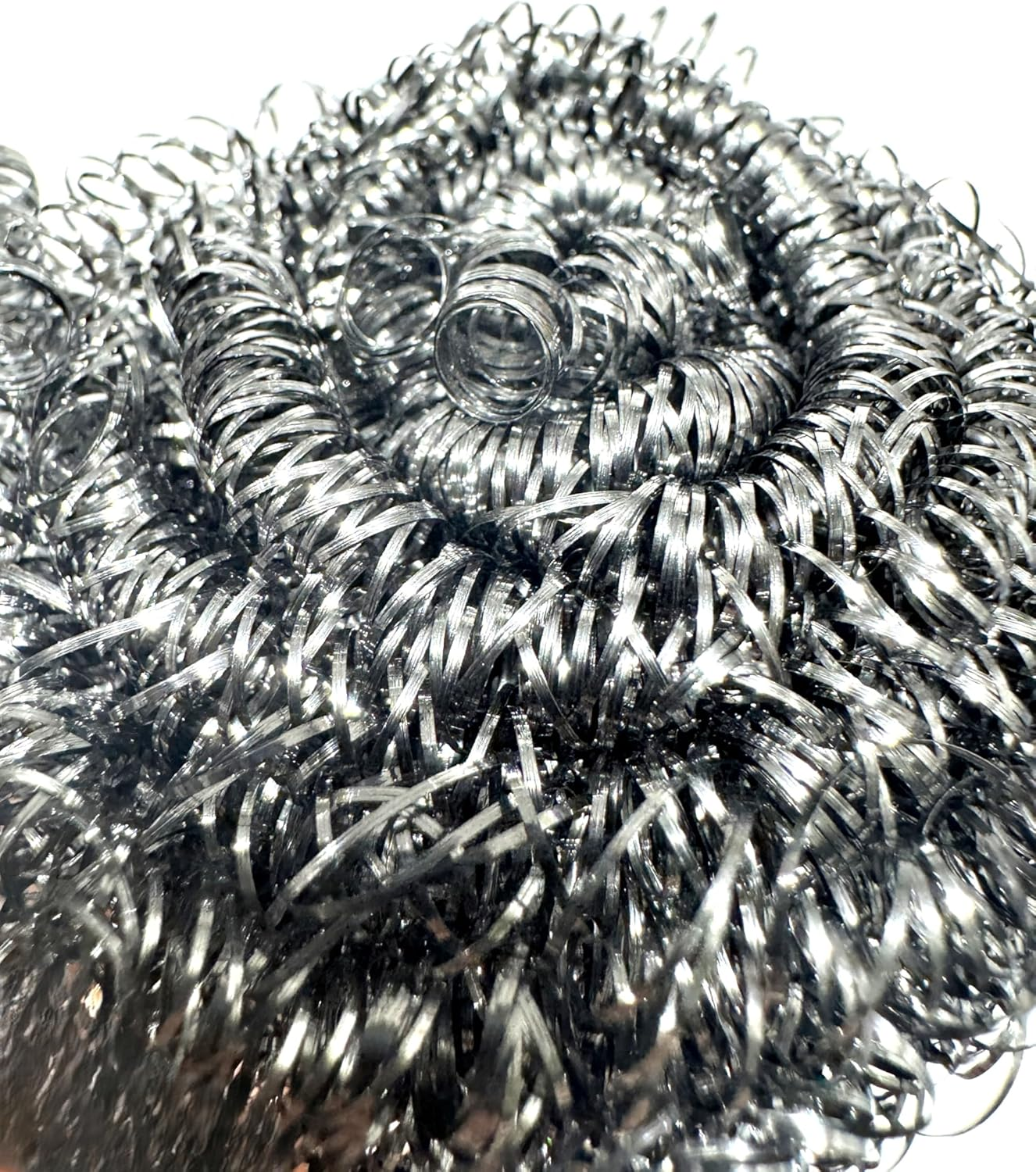 LYLAC Clean - SCOURERS 6P 10G Steel Wool Scrubber Pad Used for Dishes, Pots, Pans, and Ovens. Easy Scouring for Tough Kitchen Cleaning. image number 3