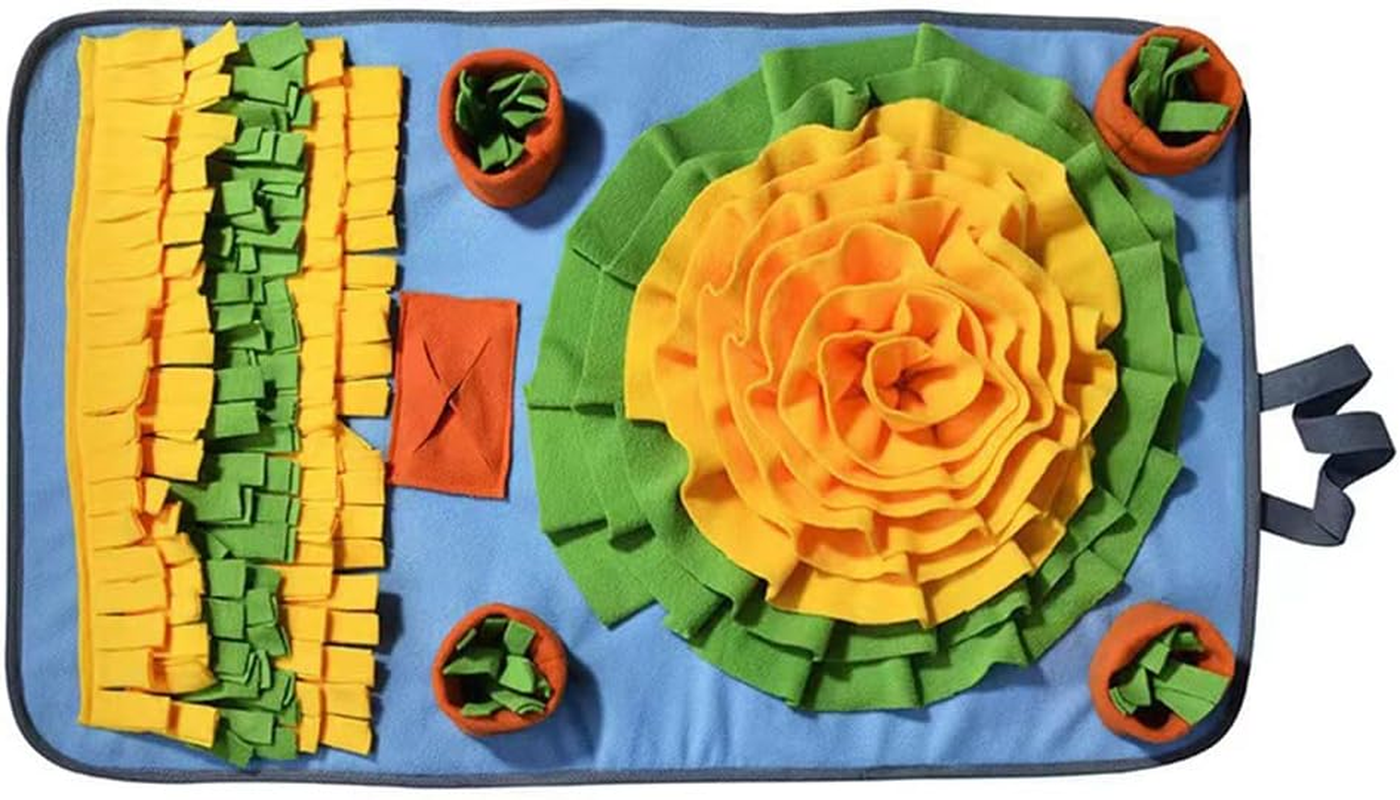 Dog Snuffle Mat Pet Slow Feeder Mat Foraging Blanket Nose Work Training Stress Release Activity Pad