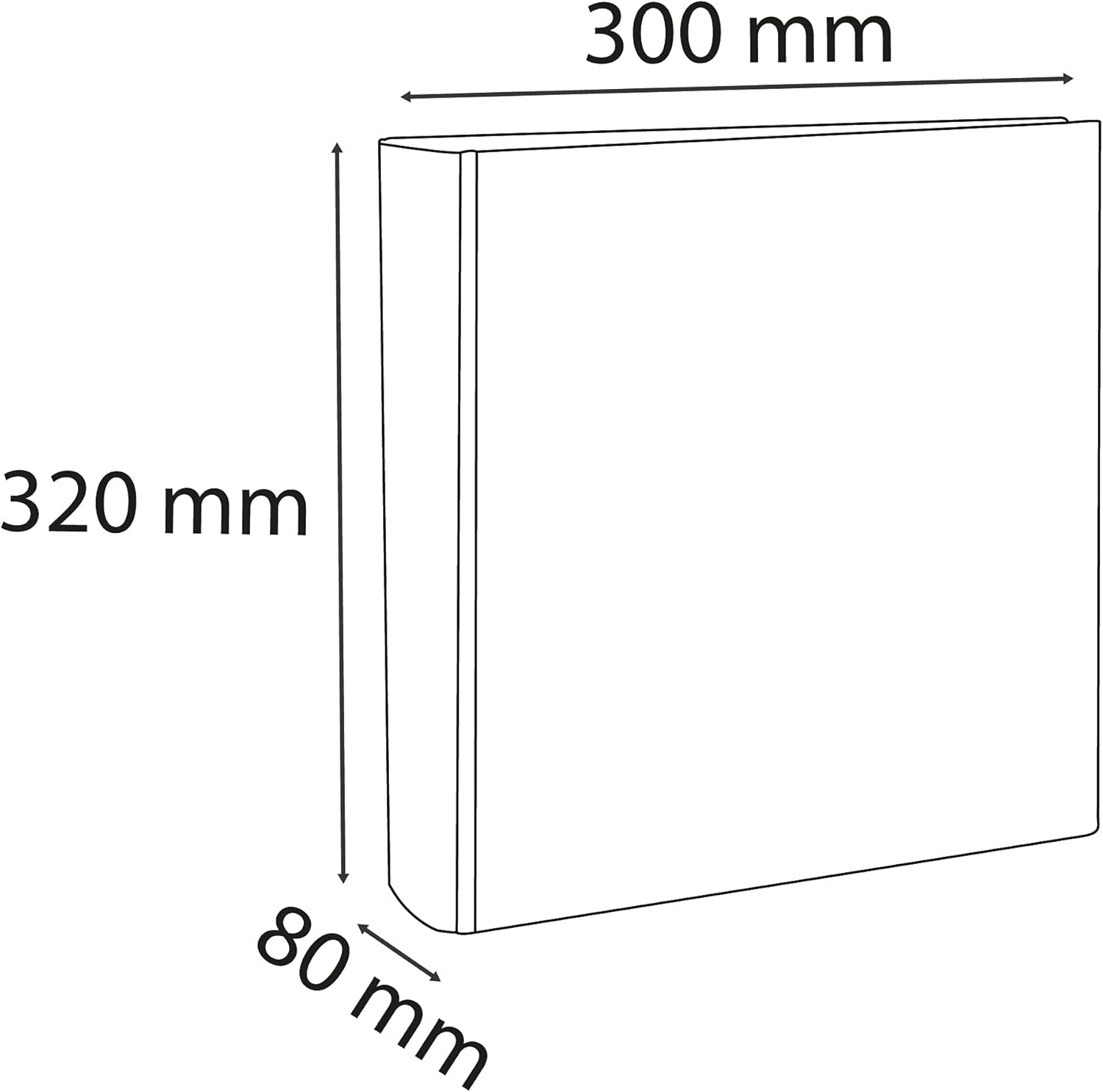 Exacompta Kreacover 53945E Presentation Folder Plastic Cover Outer and inside 8 Cm Wide DIN A4 with 2 Pockets Ideal for Offer and Company Presentation White image number 6