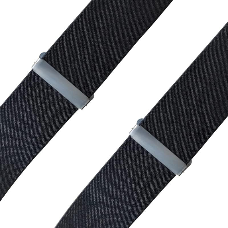 Suspenders for Men Duty,5Cm Wide Adjustable Elastic X Back Suspender image number 4