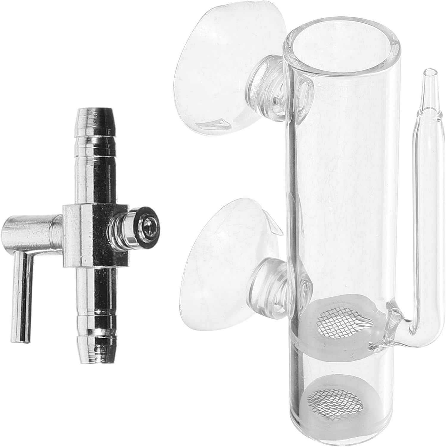 GALPADA Glass Shrimp Egg Incubator with Suction Cups, Aquarium Fish Breeding Tank for Hatching and Isolation, Fish Rearing Device Suitable for Aquatic Pets and Brine Shrimp Hatchery image number 1