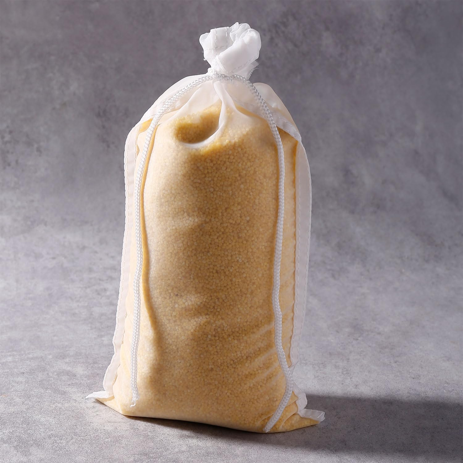 180 Micron Extra Fine Filter Media Bag, 6-Pack Reusable Nylon Drawstring Bags for Aquarium Canister Filter 、 Fish Tank(3.5"X8.2")-Weidllys image number 1