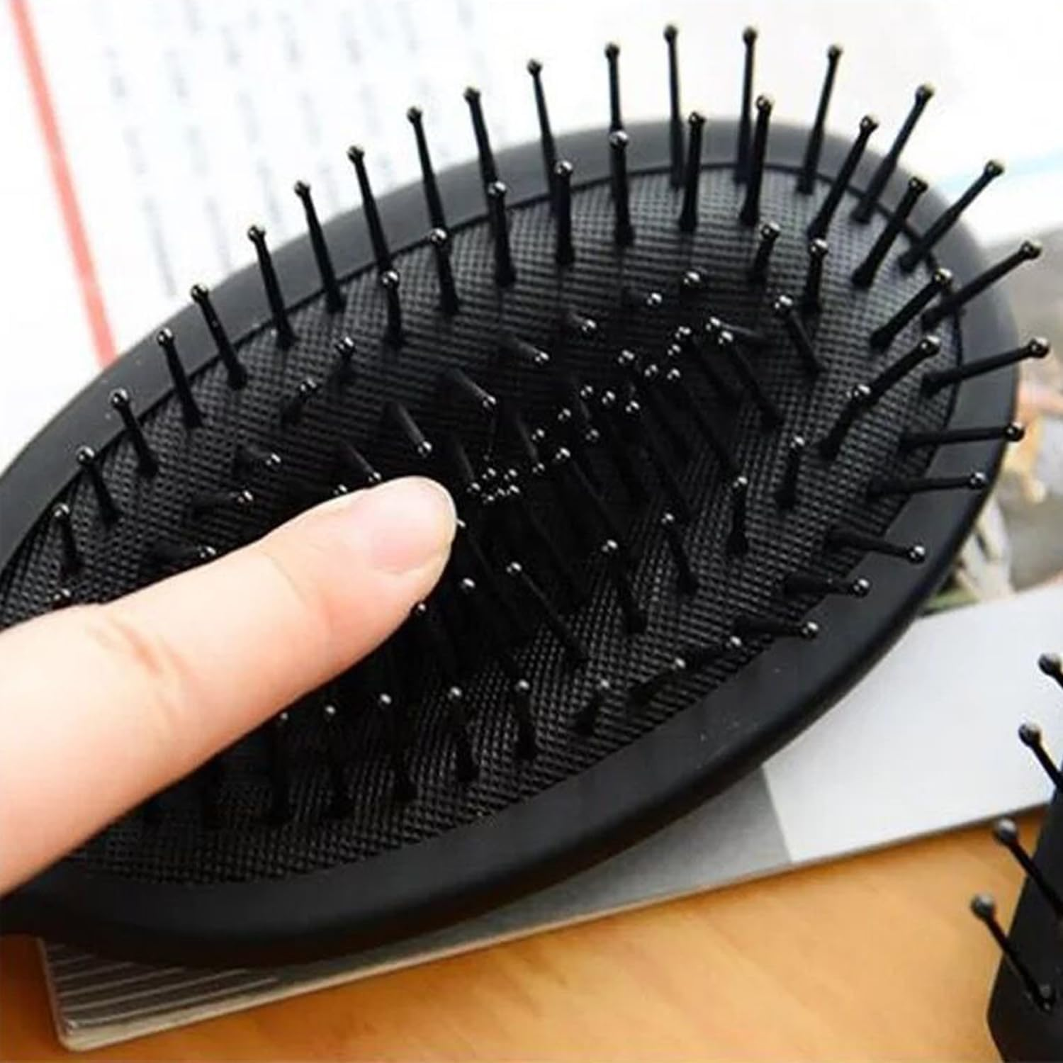 3 Pieces Curly Hair Comb, Air Cushion Massage Comb, Hair Styling Tools, Plastic Hair Comb image number 5