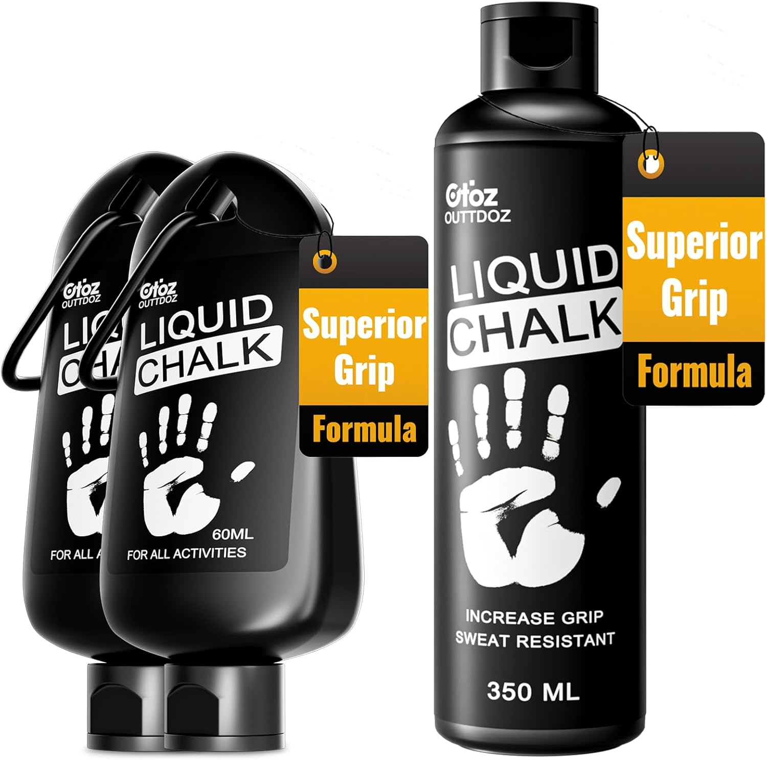 60ML Superior Grip Liquid Chalk Mess-Free Gym Chalk for Weightlifting, Gymnastics, Rock Climbing, Dancing, Dries in Seconds. image number 5