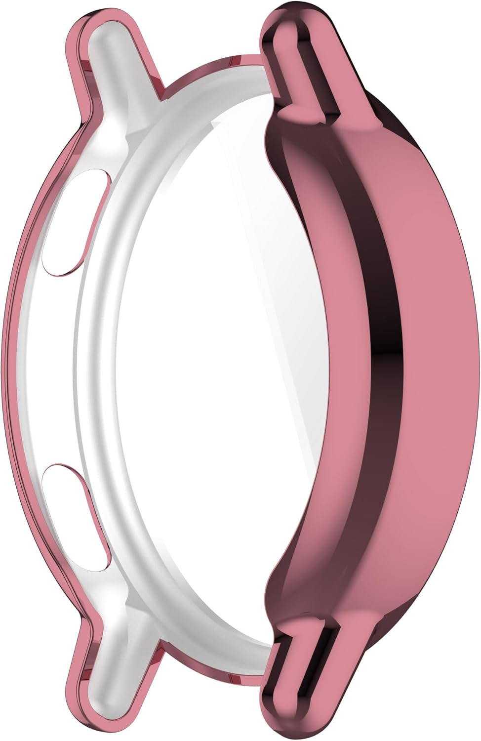 FTRONGRT Case Compatible with Garmin Vivoactive 5, Scratch-Resistant, Galvanized All-Inclusive TPU Watch Protective Case, Compatible with Garmin Vivoactive 5, Pink image number 2