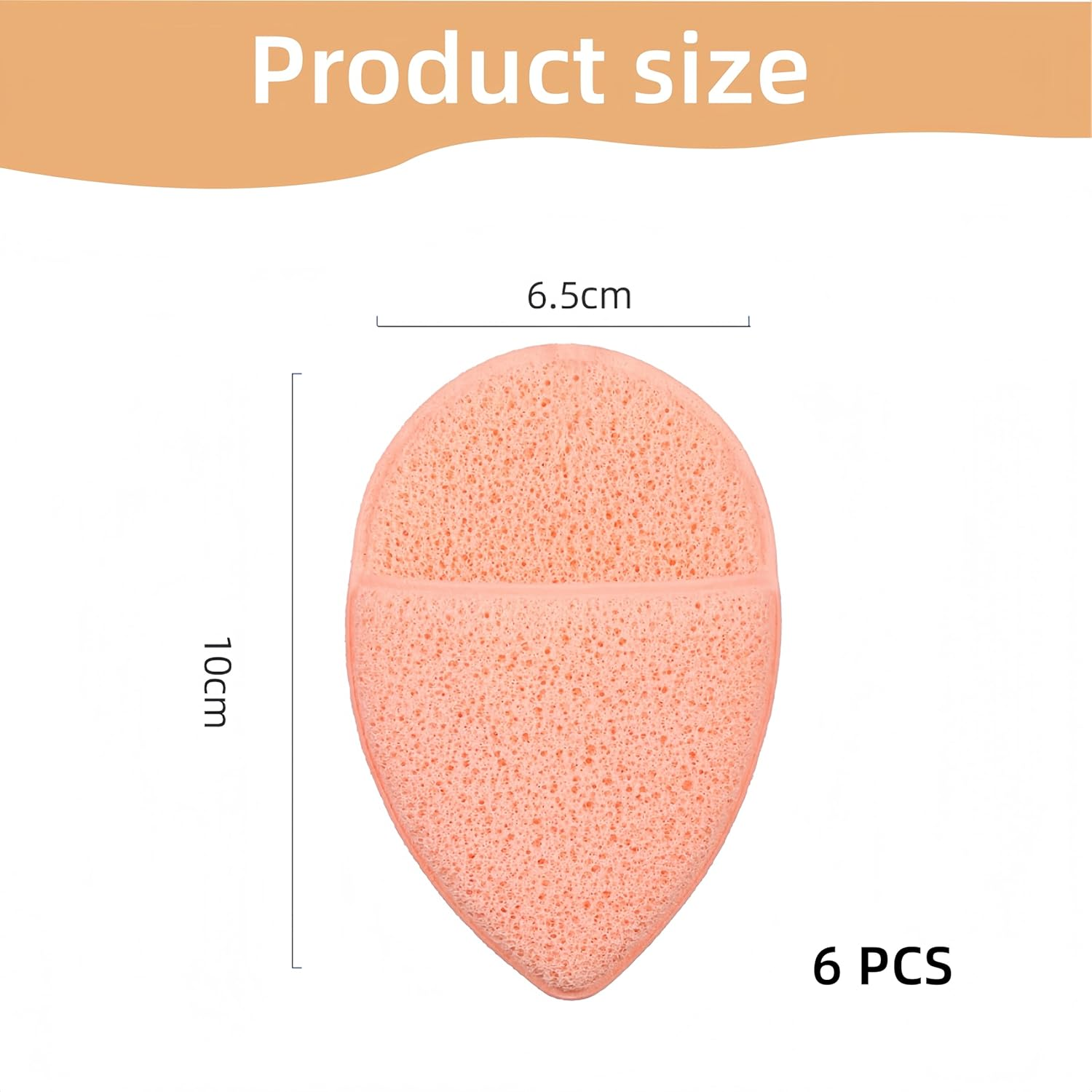 Kastetards 6 PCS Konjac Bathing Sponges, Face Sponges for Deep Pore Cleansing,Blackheads & Dead Skin Remover, Daily Face Cleansing Tool,Colorful Reusable Makeup Remover Exfoliating