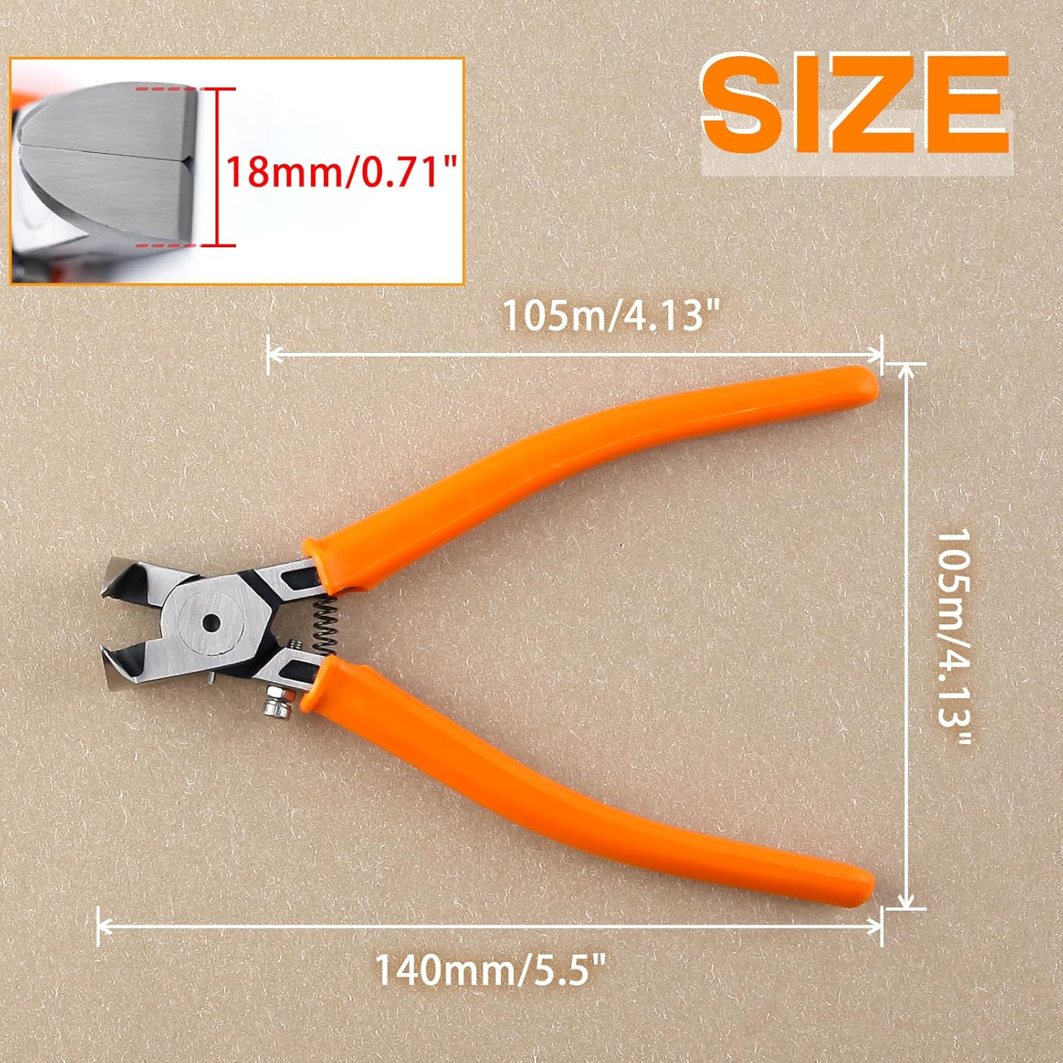 SPEEDWOX Diagonal Cutting Pliers 90 Angled Flush Cutters for Electronic Component Wire Cutters for Jewelry Making Side Cutters for Crafting Model Sprue Wire Clippers Floral Wire Cutter Zip Tie Cutter image number 4