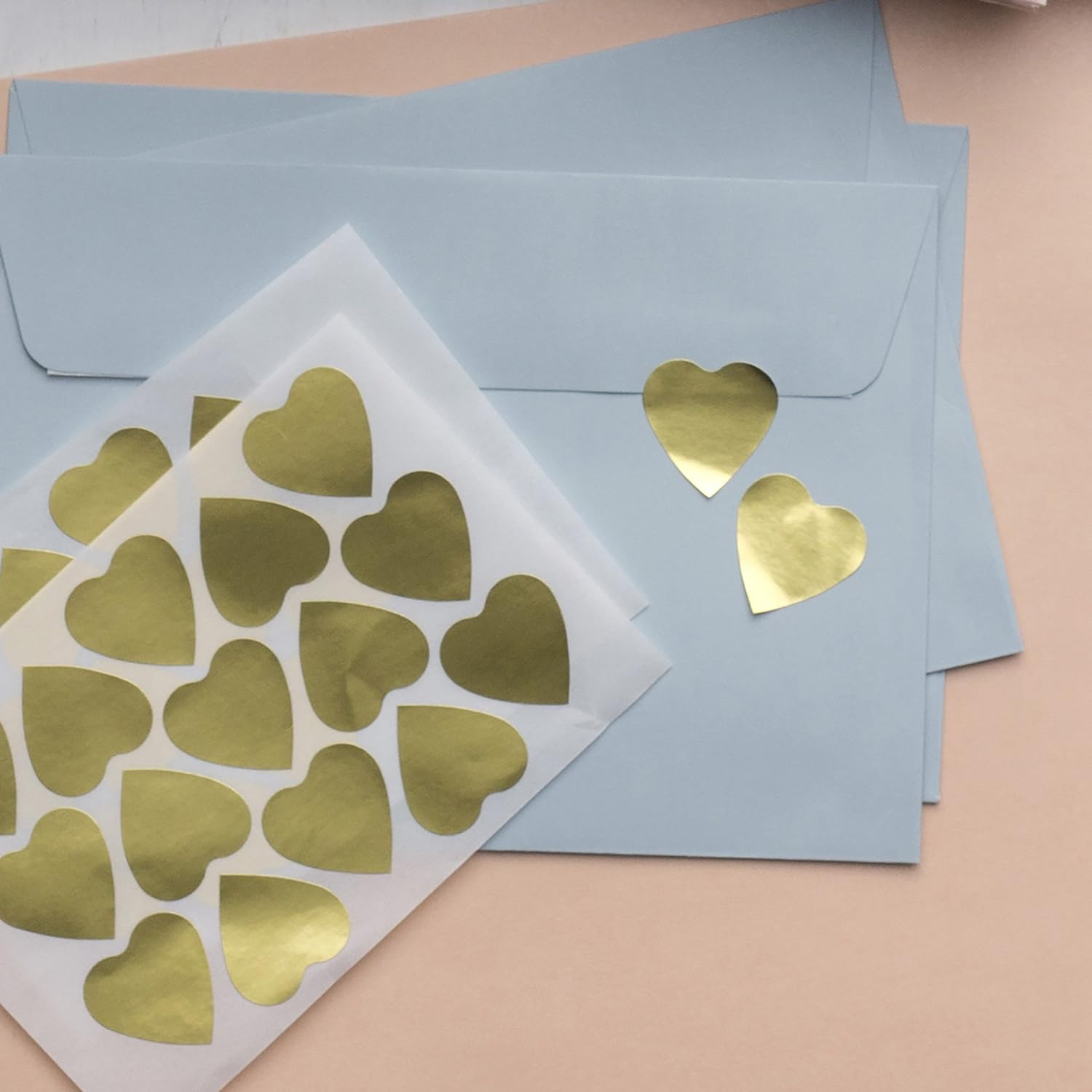 Avery Gold Heart Stickers, Gold, 15 Mm, 70 Labels (932362)