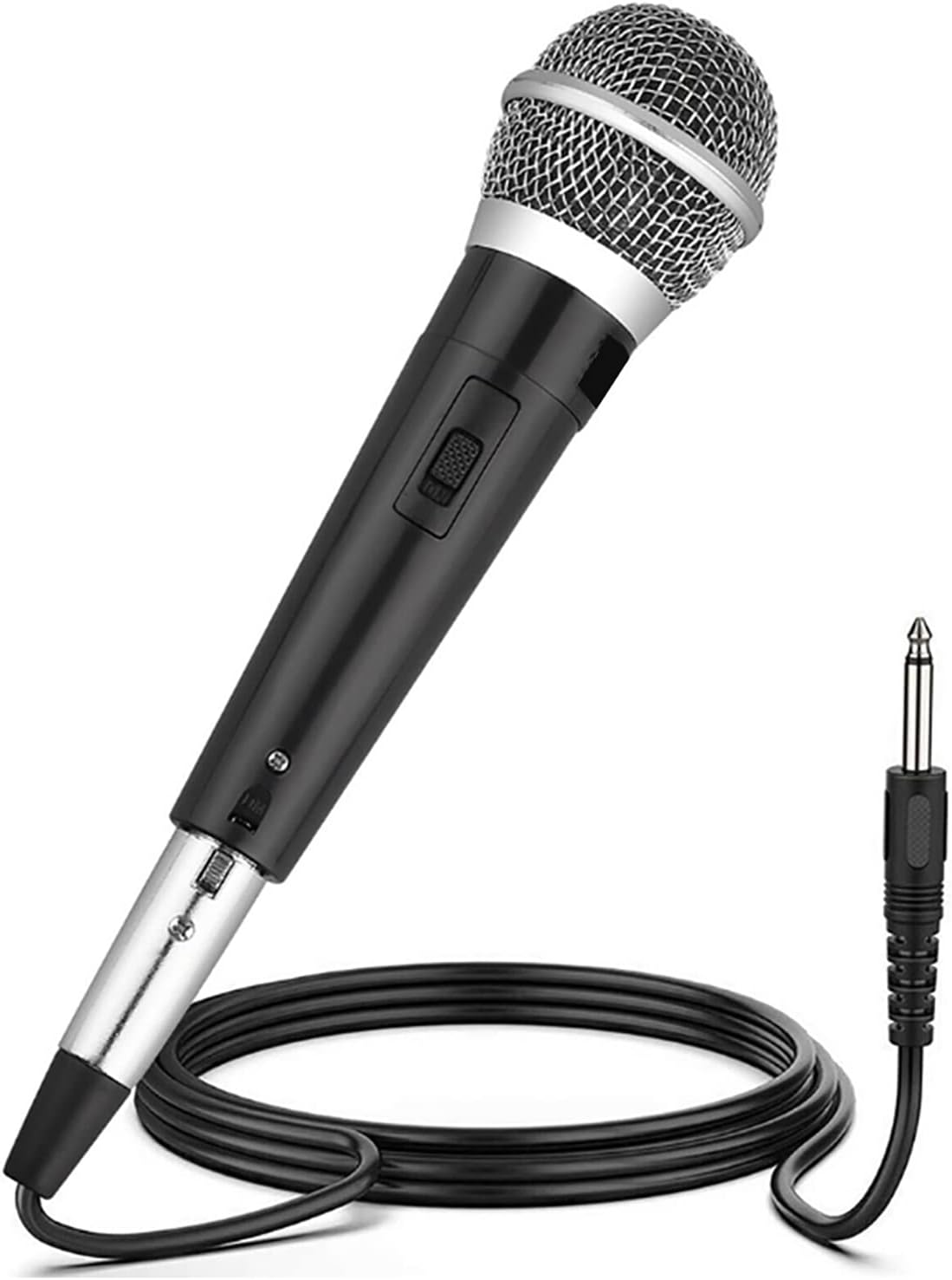 Wired Handheld Microphone, Moving Coil Microphone Unidirectional Dynamic Microphone for DVD KTV Audio Amplifier Mixer Tourist Bus Power Speaker image number 6