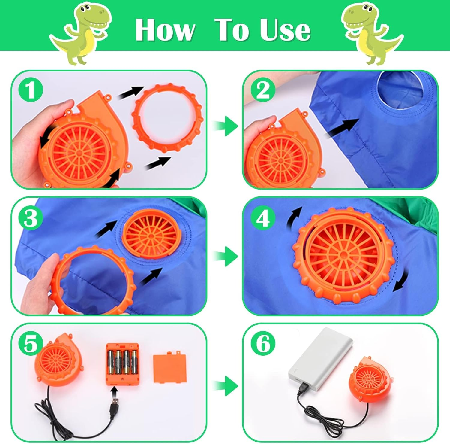 Inflatable Riding Dinosaur Costumes for Adult Kids, Funny Blow up Halloween Dinosaur Costume, Halloween Parent-Child T Rex Dino Suits Gifts image number 1