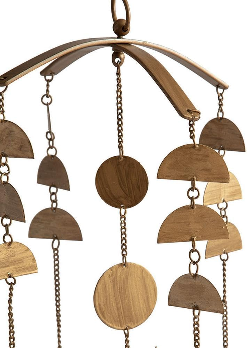 Willow & Silkindoor Decor Metal Design Wall Decor Moon Home Lunar Hanging Mobile Wall Art image number 1