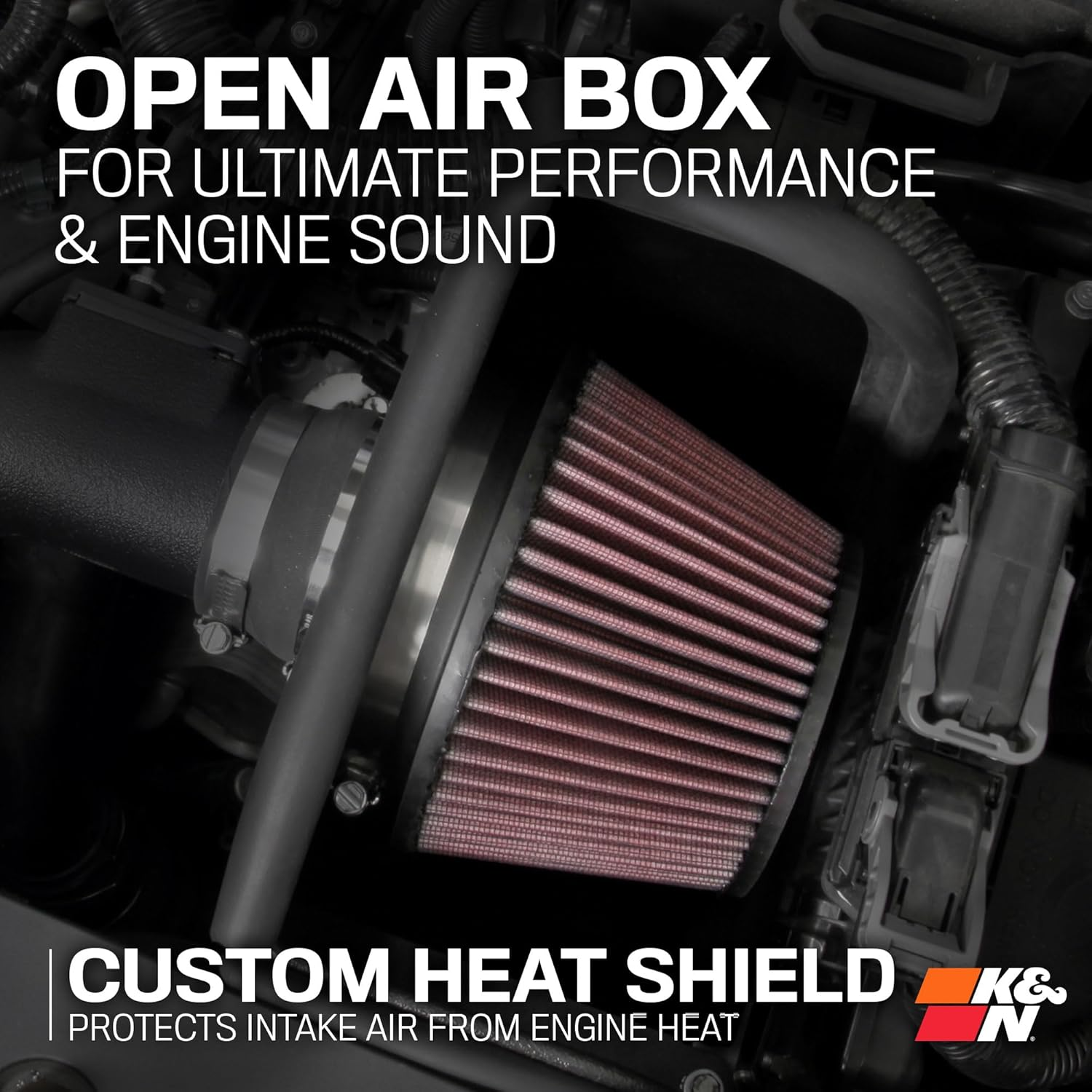 K&N 63-3516 63 Series Aircharger Performance Air Intake System Kit for 2021 Honda Civic 1.5L L4 Gas image number 5
