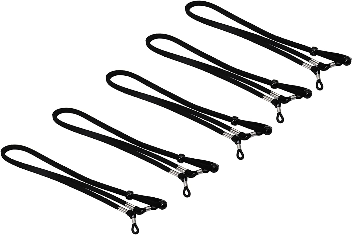 Adjustable Eyewear Retainer Valuehall 5Pcs PU Leather Glasses Strap Non-Slip Spectacles Cord Suitable for All Types of Eyeglasses V6A01