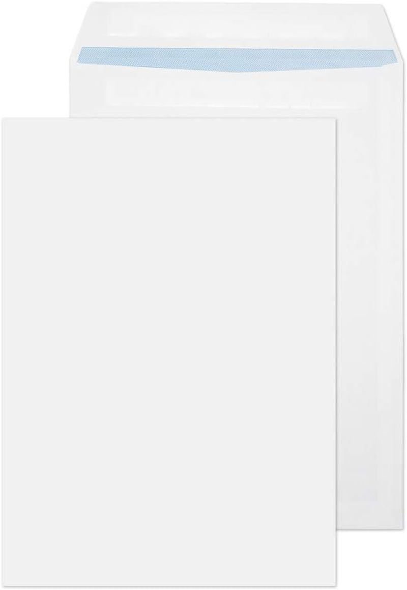 Blake Purely Everyday C4 324 X 229 Mm 90 GSM Self Seal Pocket Window Envelopes (12892/50 PR) White - Pack of 50