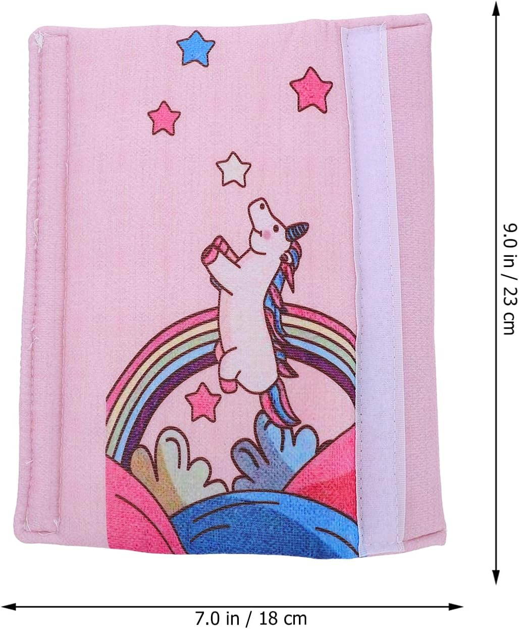 Jojofuny 2Pcs Kids Car Belt Pad Unicorn Car Cushions Car Seat Straps Shoulder Pad Car Covers Vehicle Shoulder Pads for Car Stroller