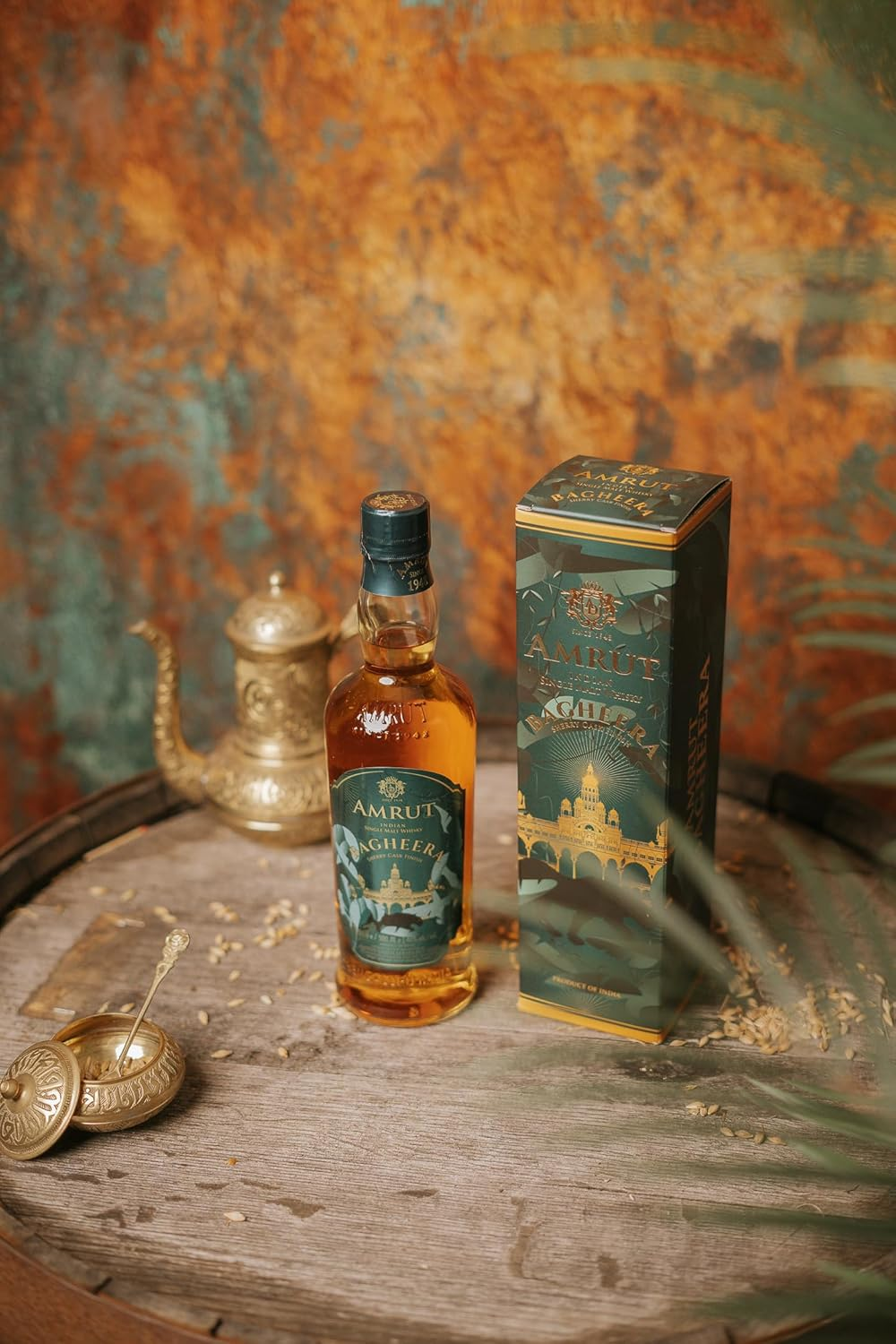 Amrut Bagheera Sherry Cask Finish Single Malt Indian Whisky 500Ml image number 4