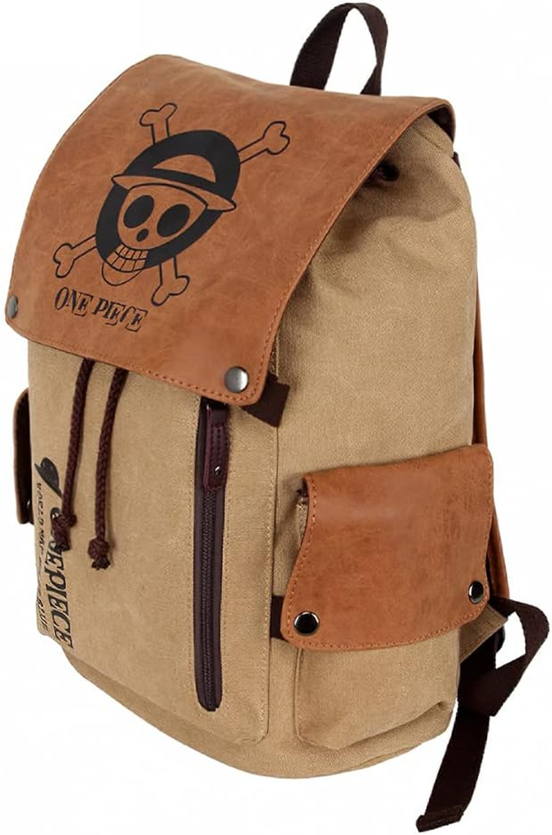 Mmooo ONE PIECE Luffy School Bag Laptop Bag Backpack, Luffy2, 12.2X5.1X16.9 image number 1
